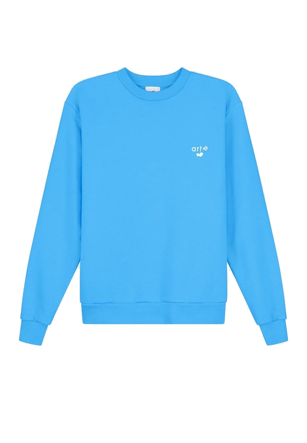 Lightweight Crewneck Man Heart Logo Crewneck Blue