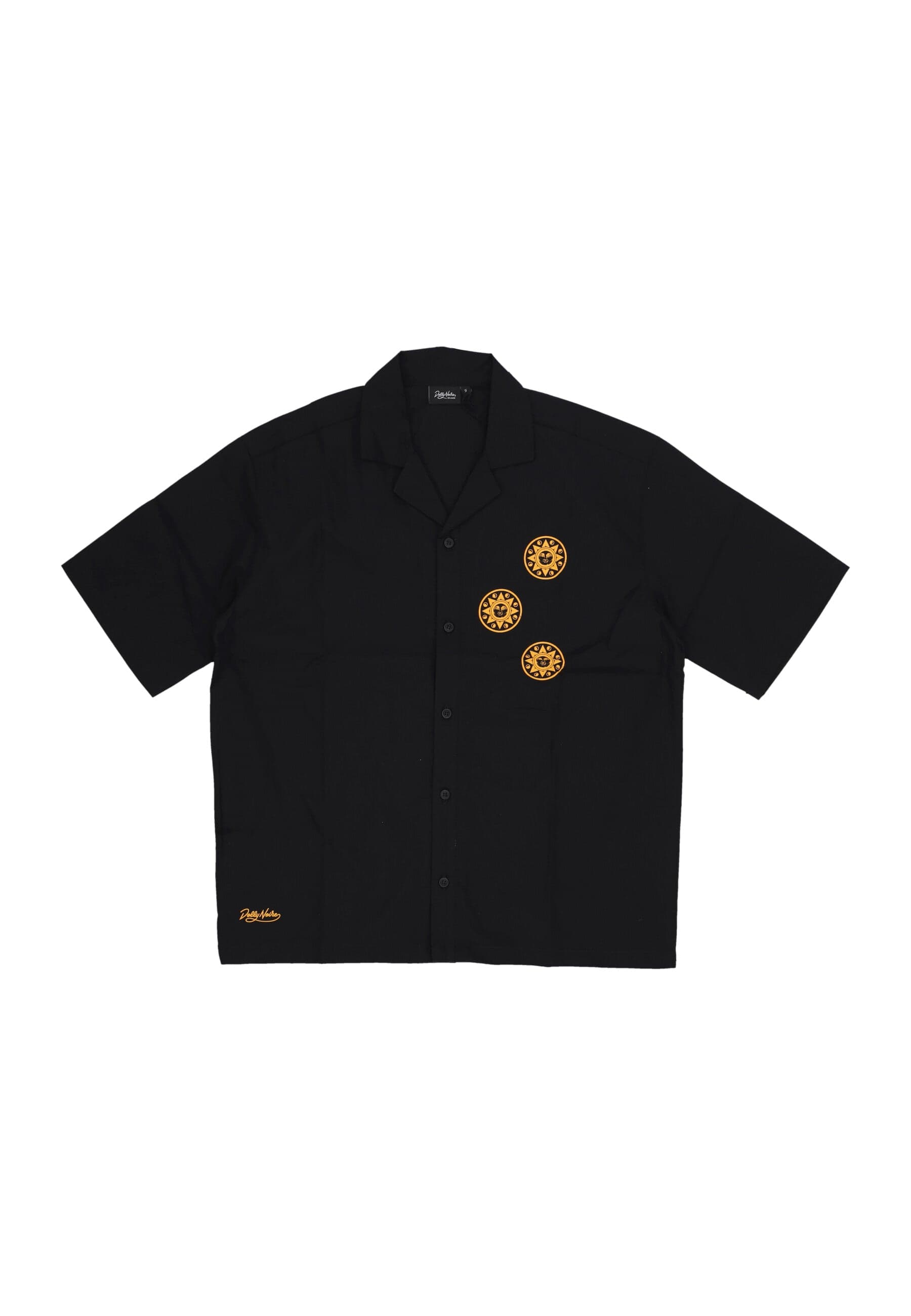 Men's Short Sleeve Shirt - Outline Shirt Black