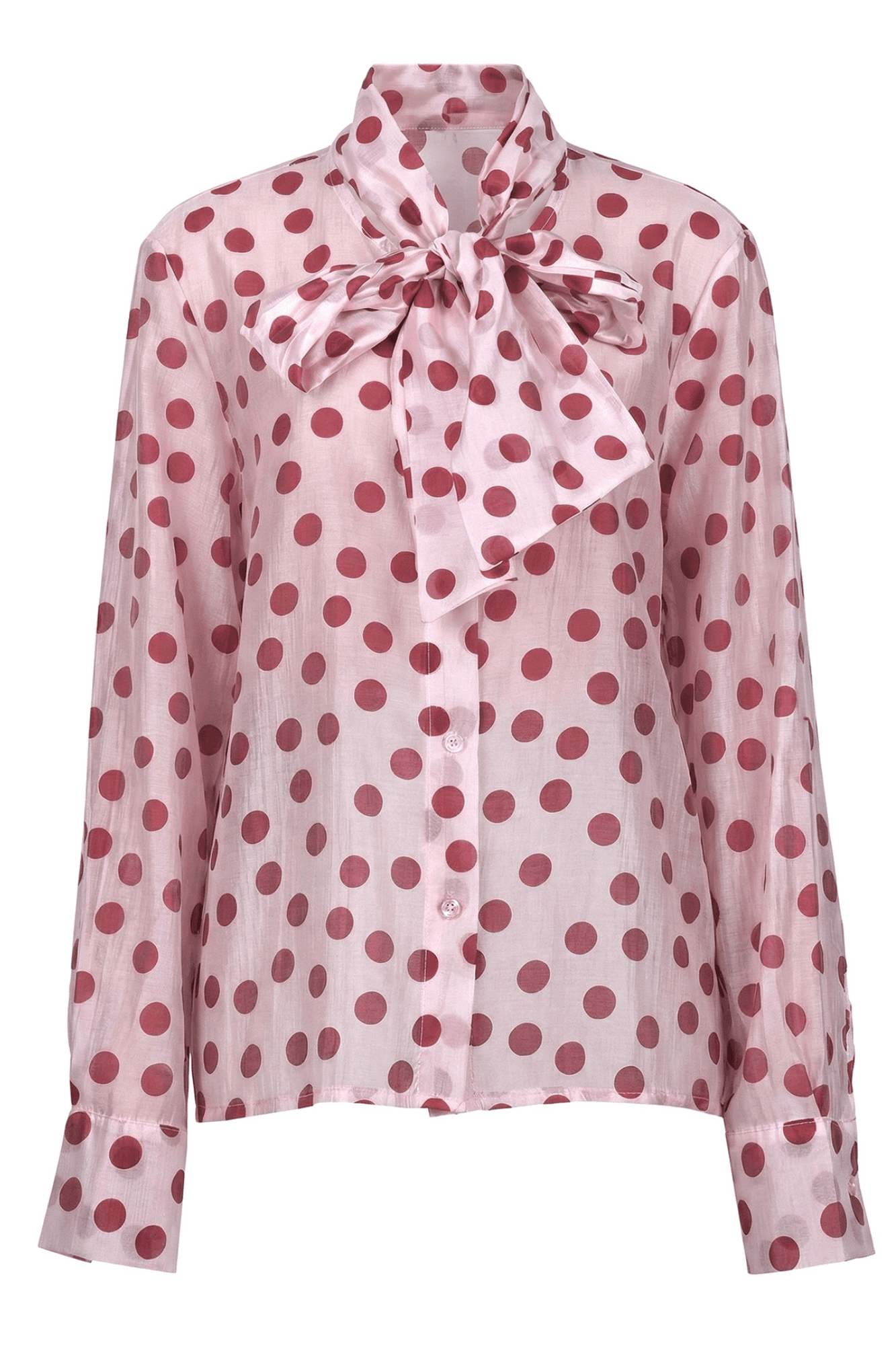 La Femme Blanche - Shirt - 471206 - Pink/red
