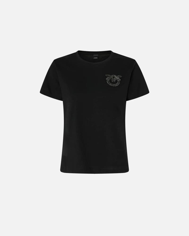 Pinko nambrone T-shirt jersey embroidery fw25