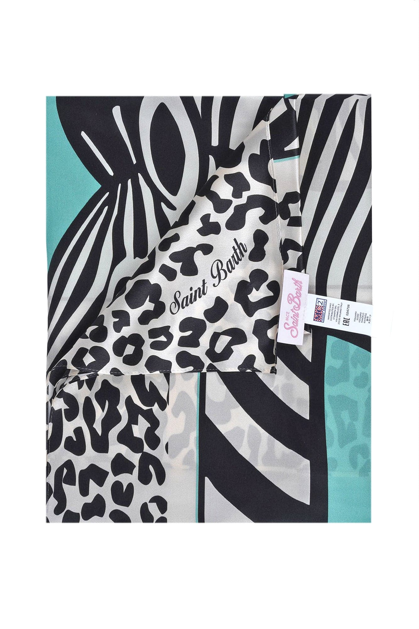 mc2 Saint Barth - Scarf - 471000 - Black/Green
