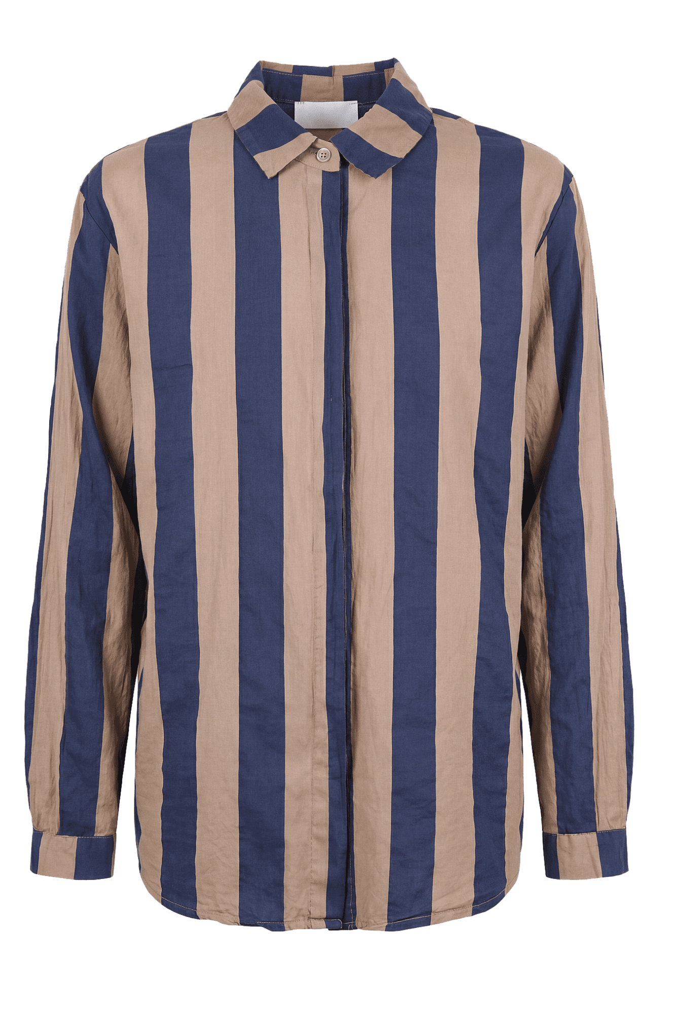 La Femme Blanche - Shirt - 471598 - Cammello/Blu