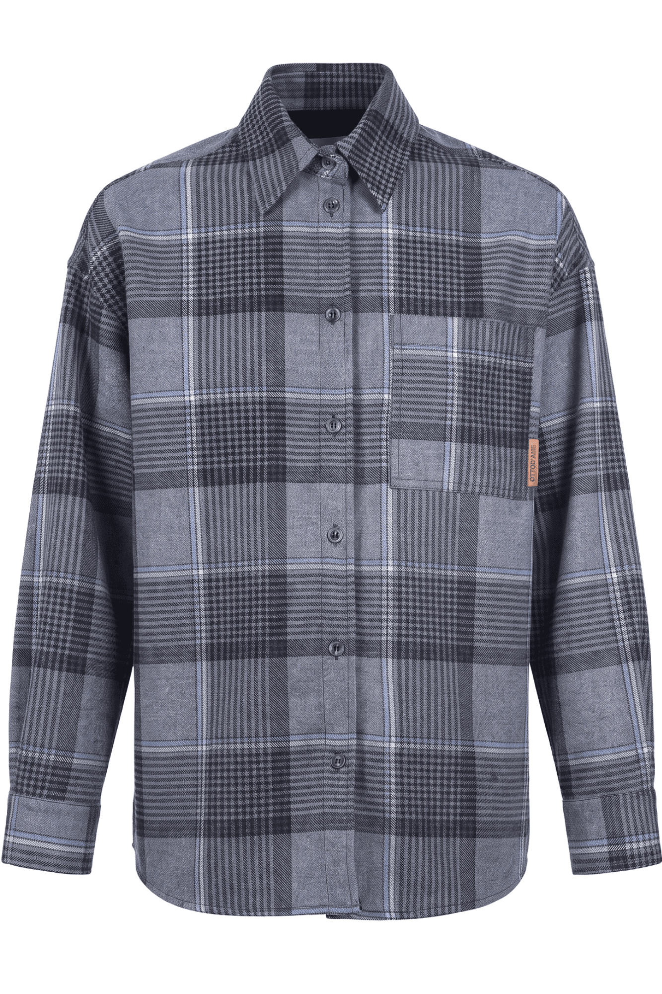 Ottod'ame - Shirt - 480357 - Fantasia Grigio