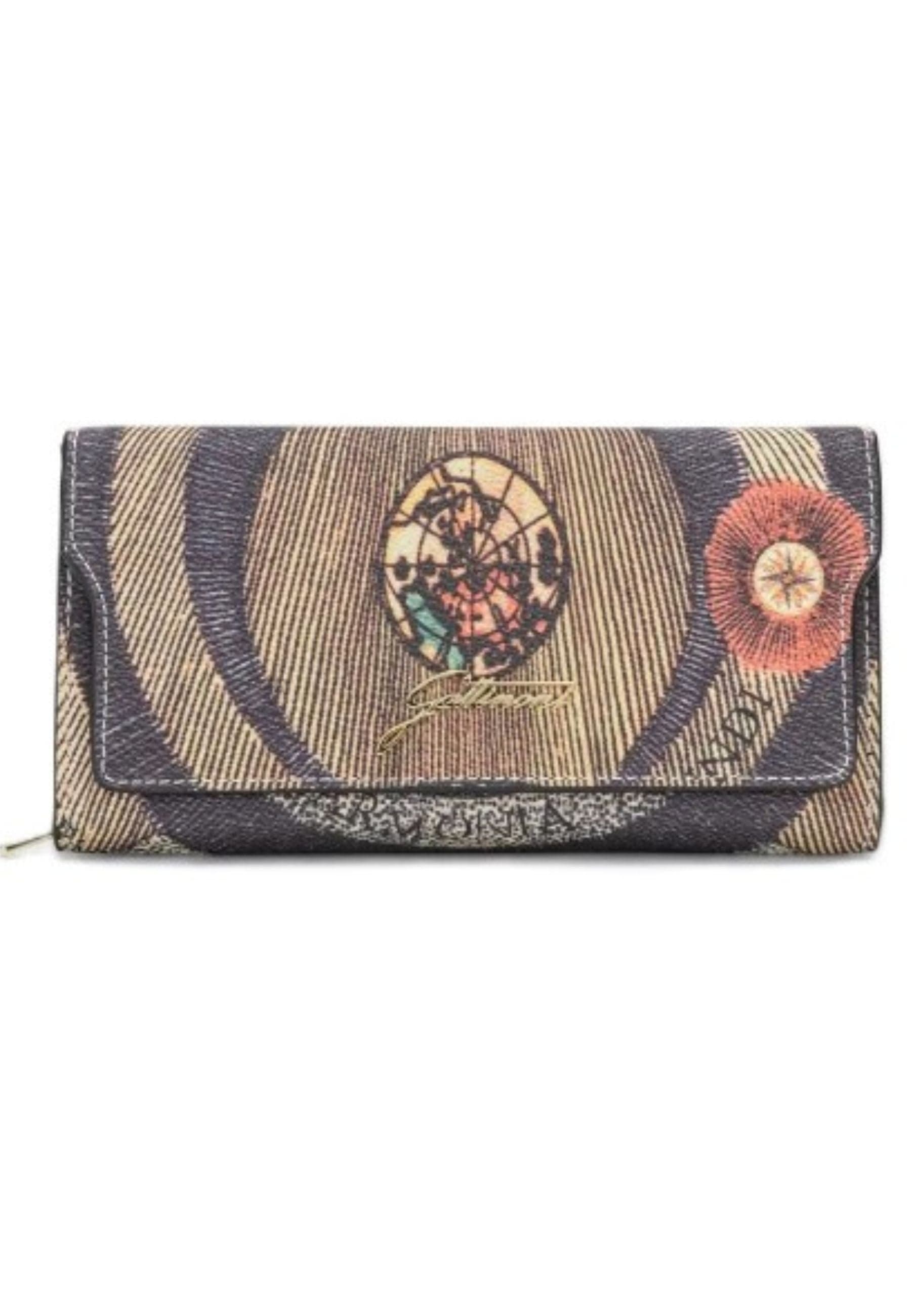 GATTINONI PLANETARIUM L FLAP WALLET PVC