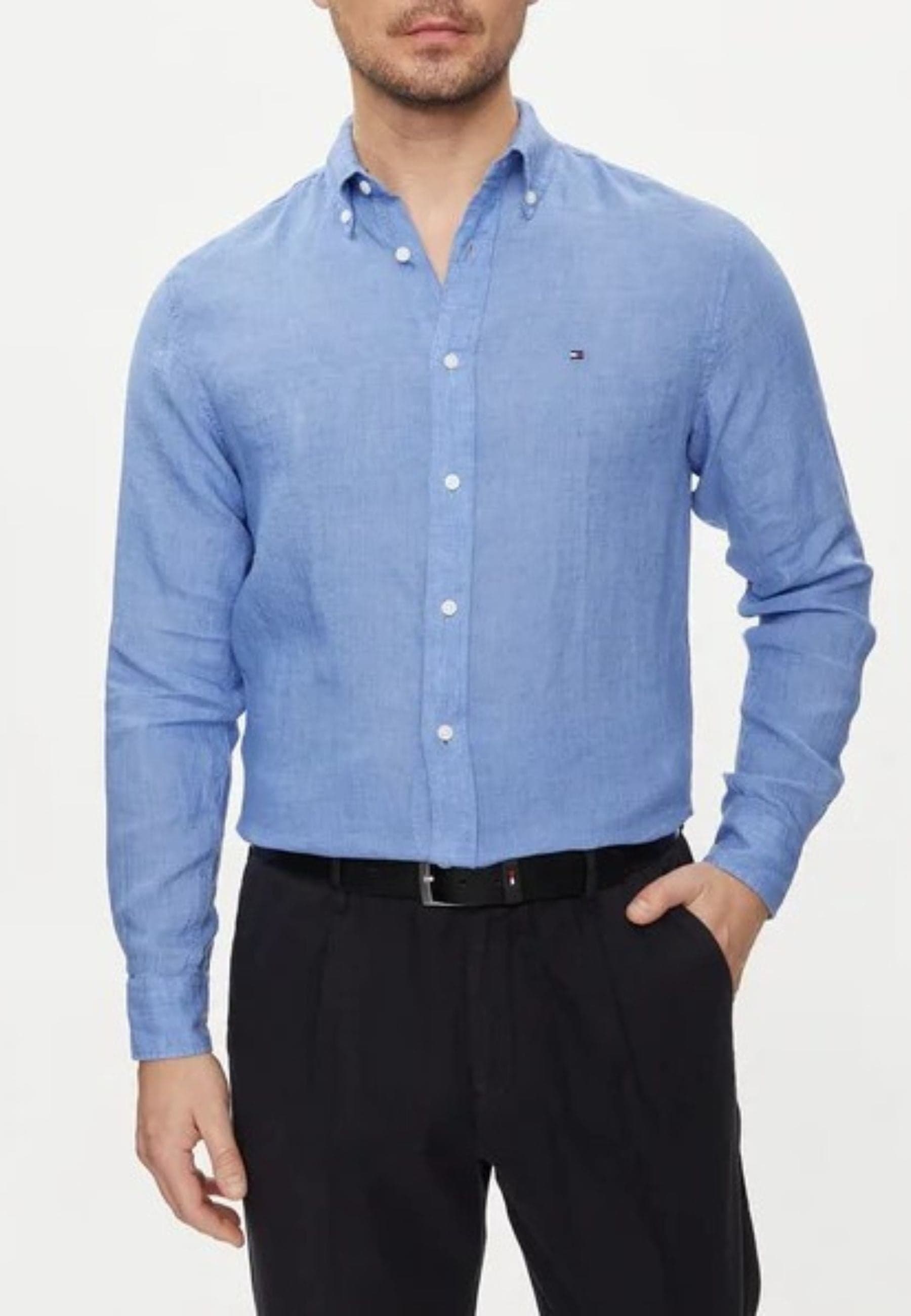 Tommy Hilfiger PIGMENT DYED LI SOLID RF SHIRT