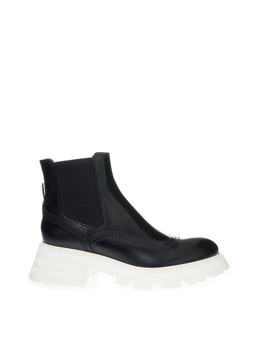 Chelsea boots Alexander Mcqueen White heel
