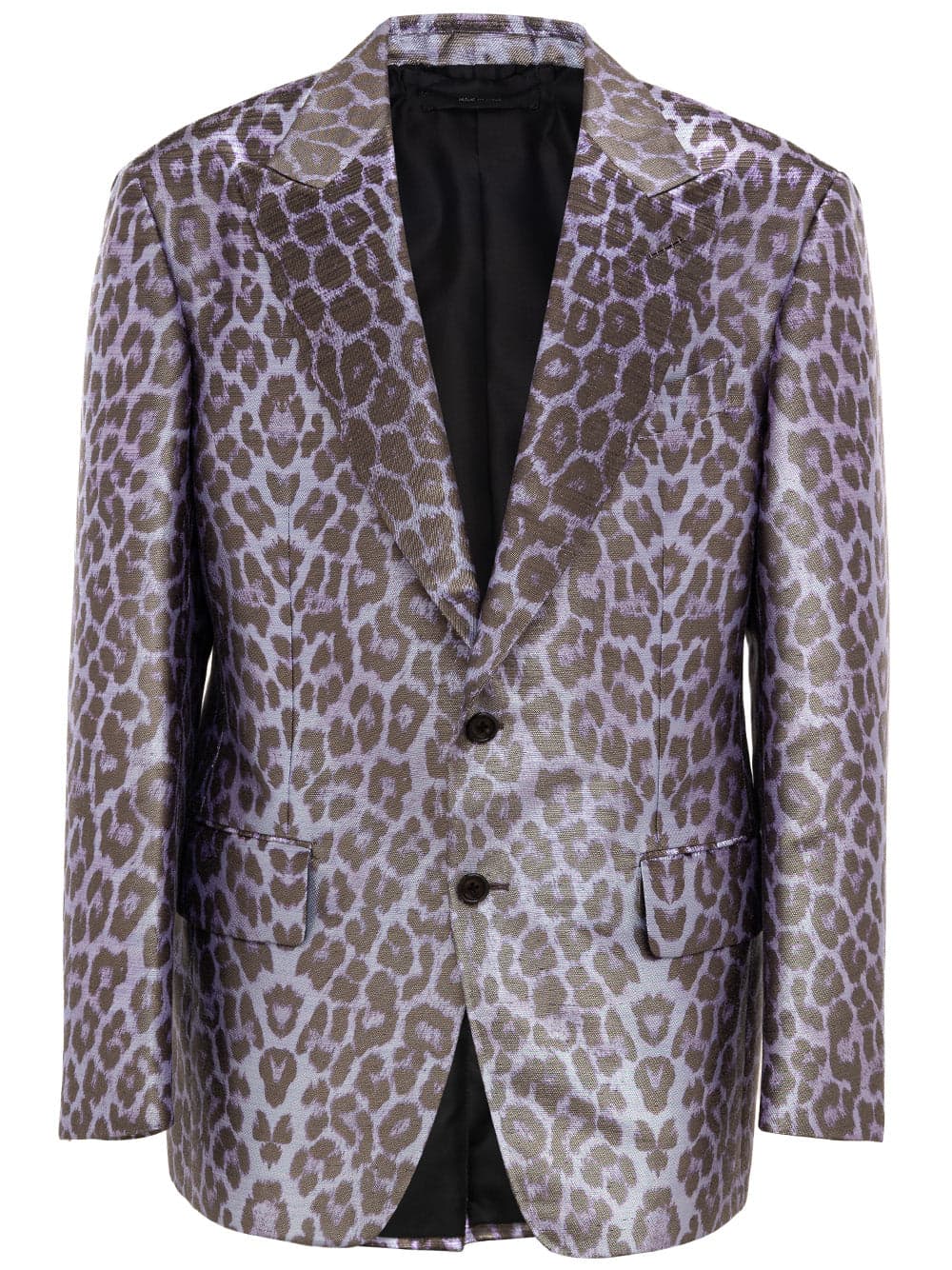 Tom Ford Men's Monopetto Jacket - Maculata Viola e Nero