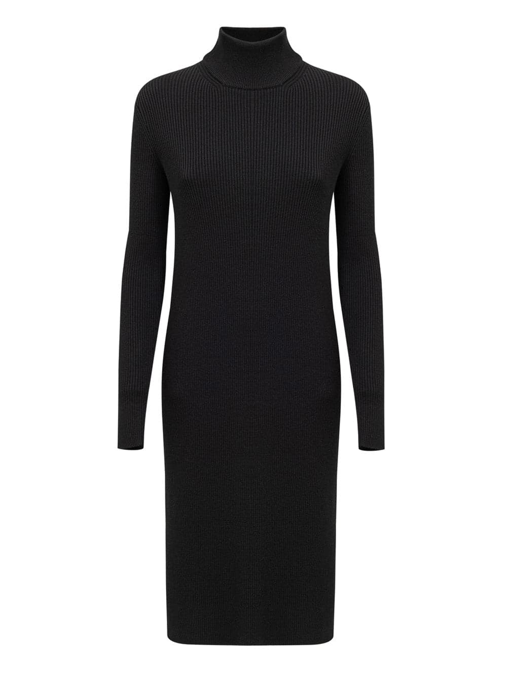 Long Black Dress in Knit Bottega Veneta