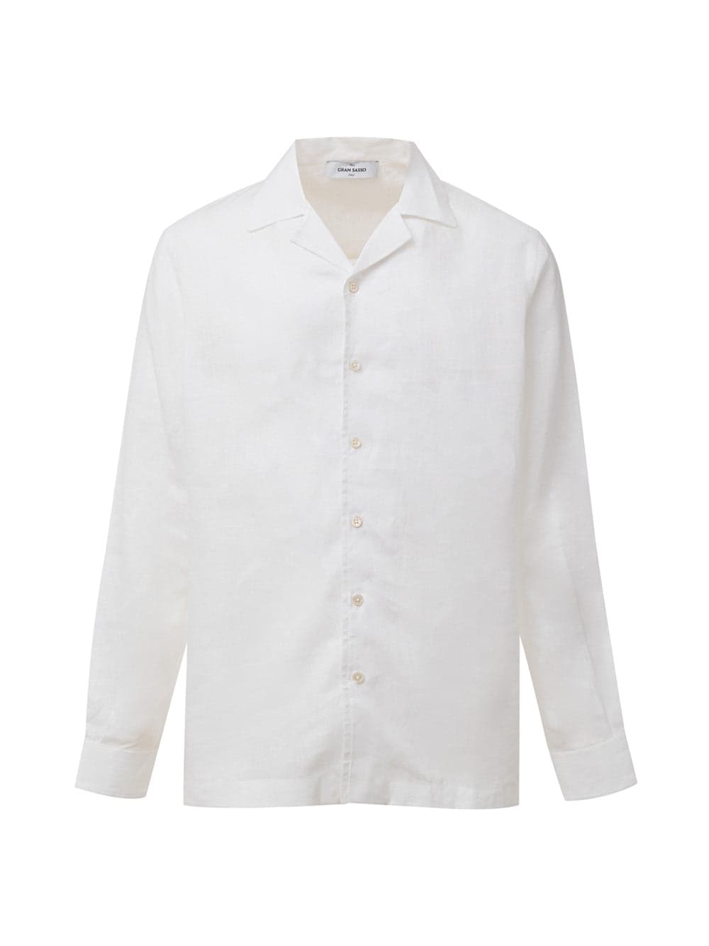 White Shirt in Linen Gran Sasso