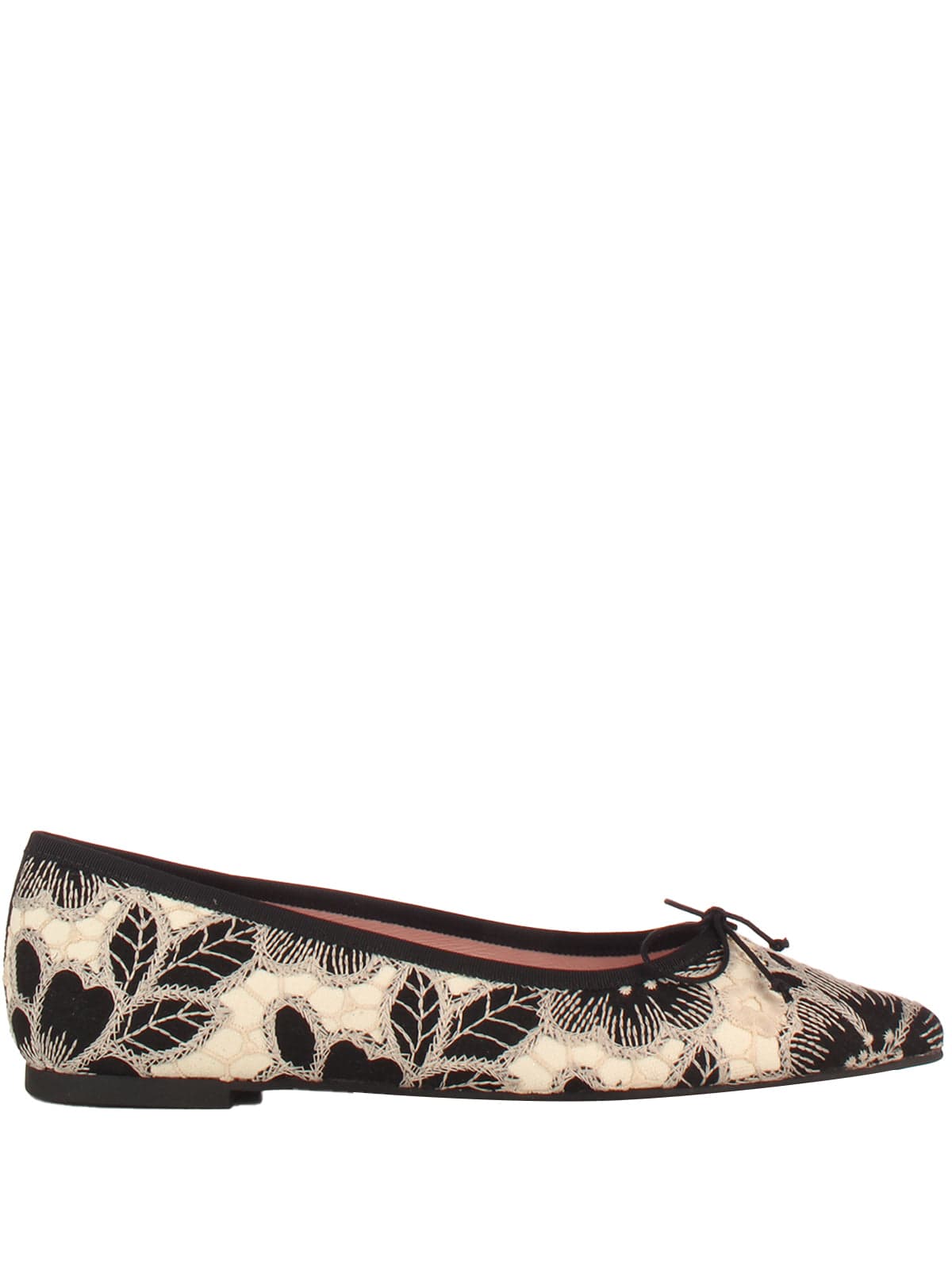 Pretty Ballerinas - Floral Elegance in Pizzo