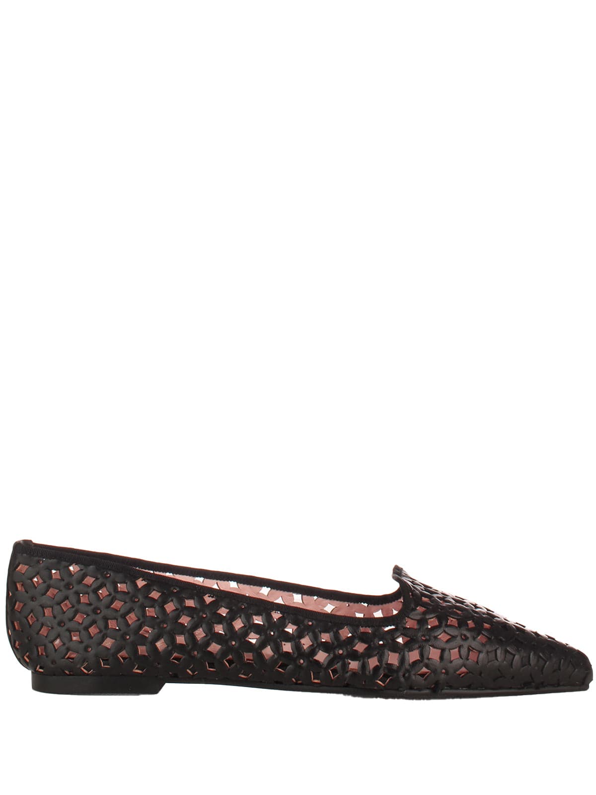 Prettyballerinas Perforated leather dancer