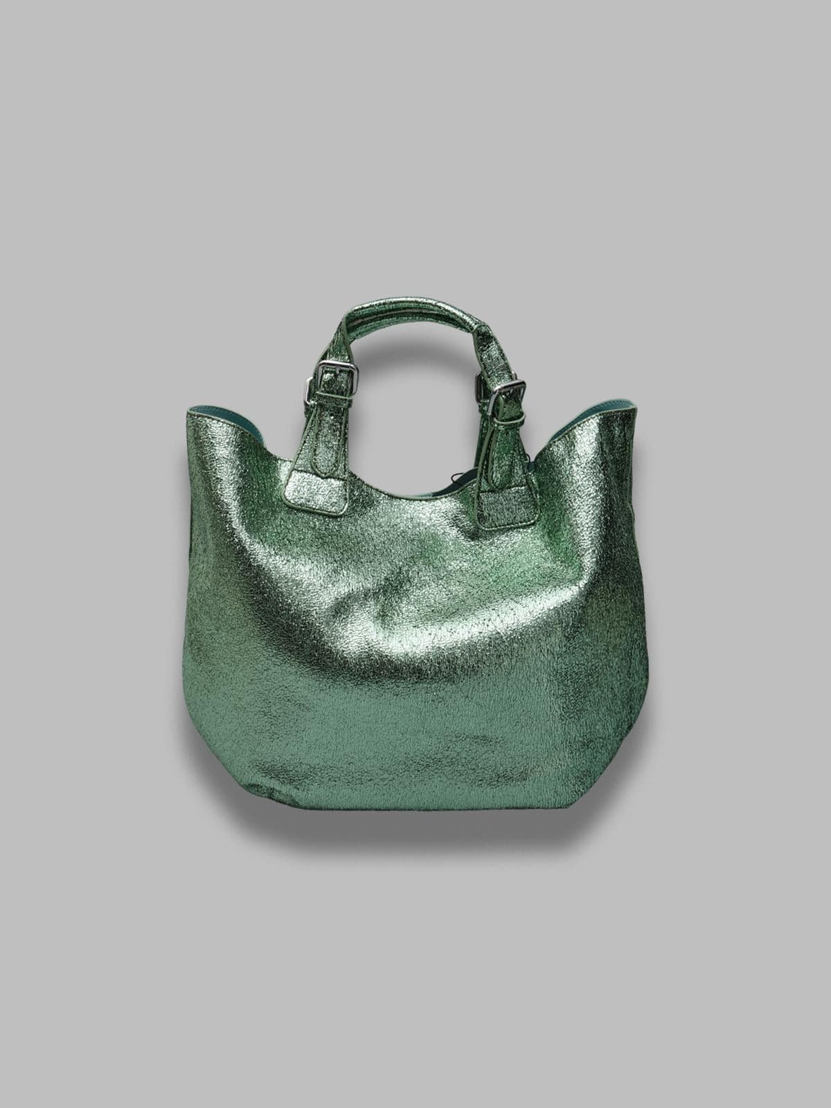 hurry faux leather shopper - 100% polyurethane lining: 100% polyester hardware: 100% zinc alloy made in china