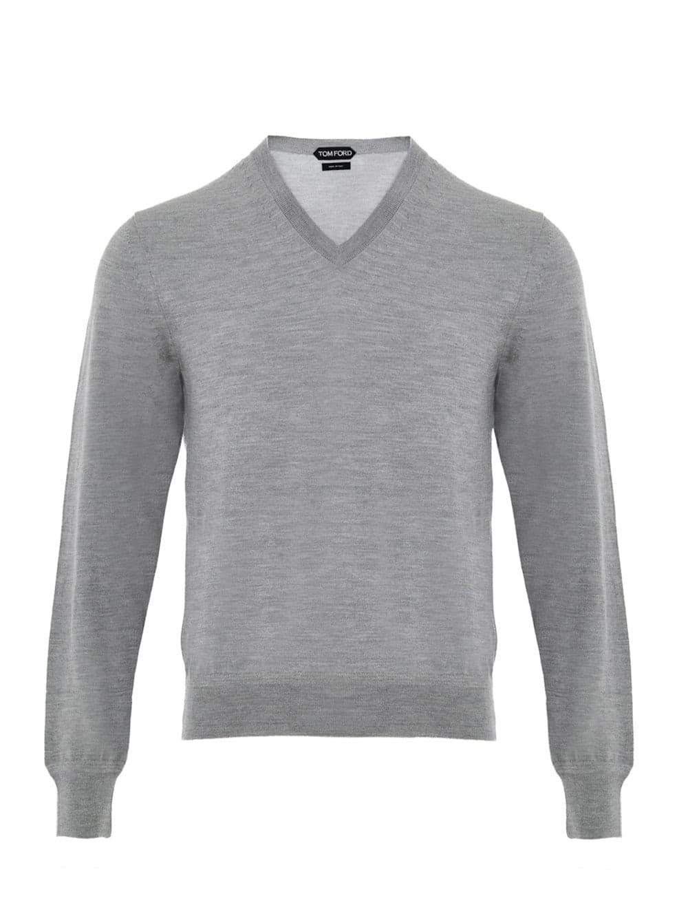 Grigia jersey with V-neck in Cashmere and Silk Tom Ford