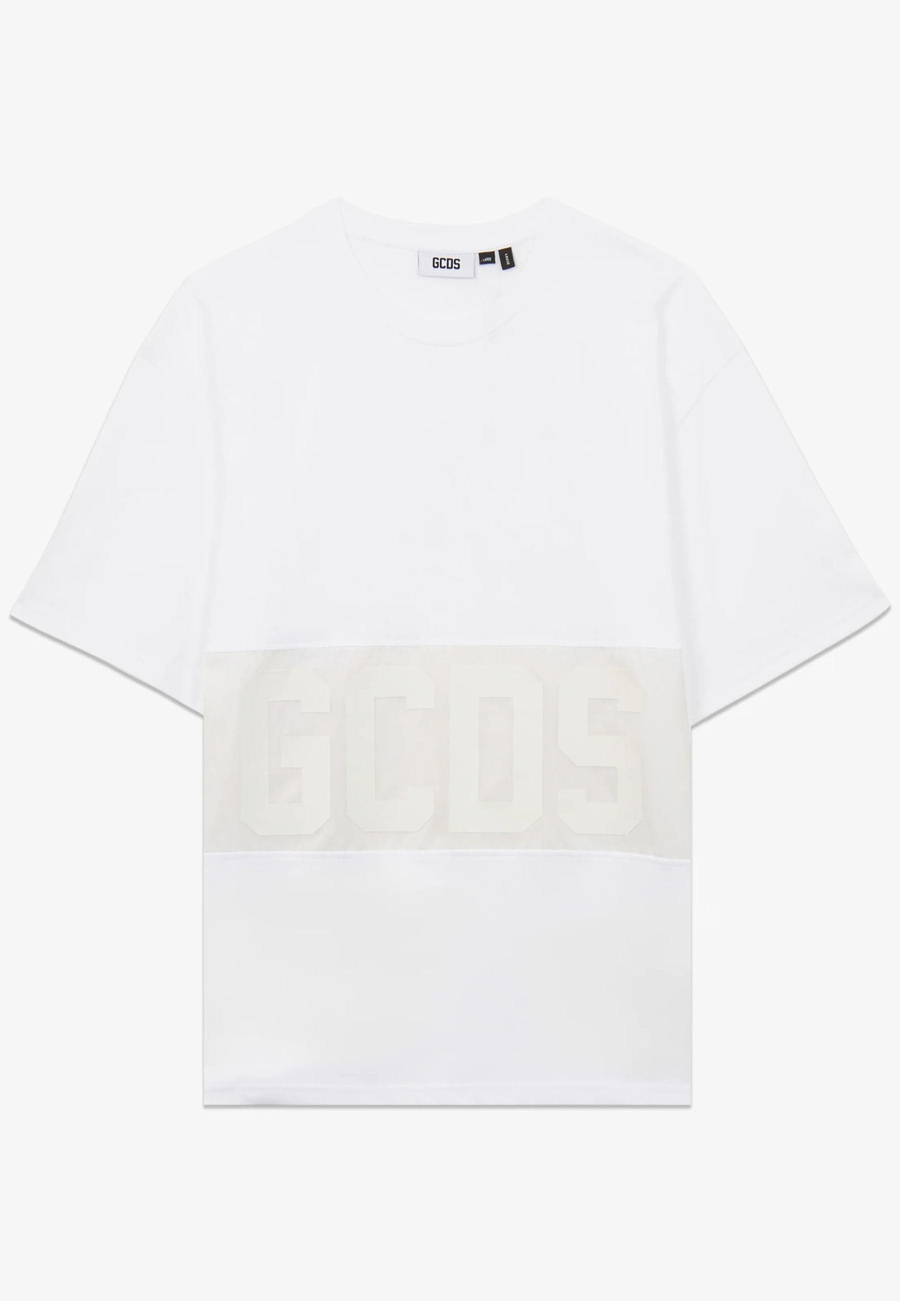 Gcds T-shirt band logo tonal loose ss T-shirt
