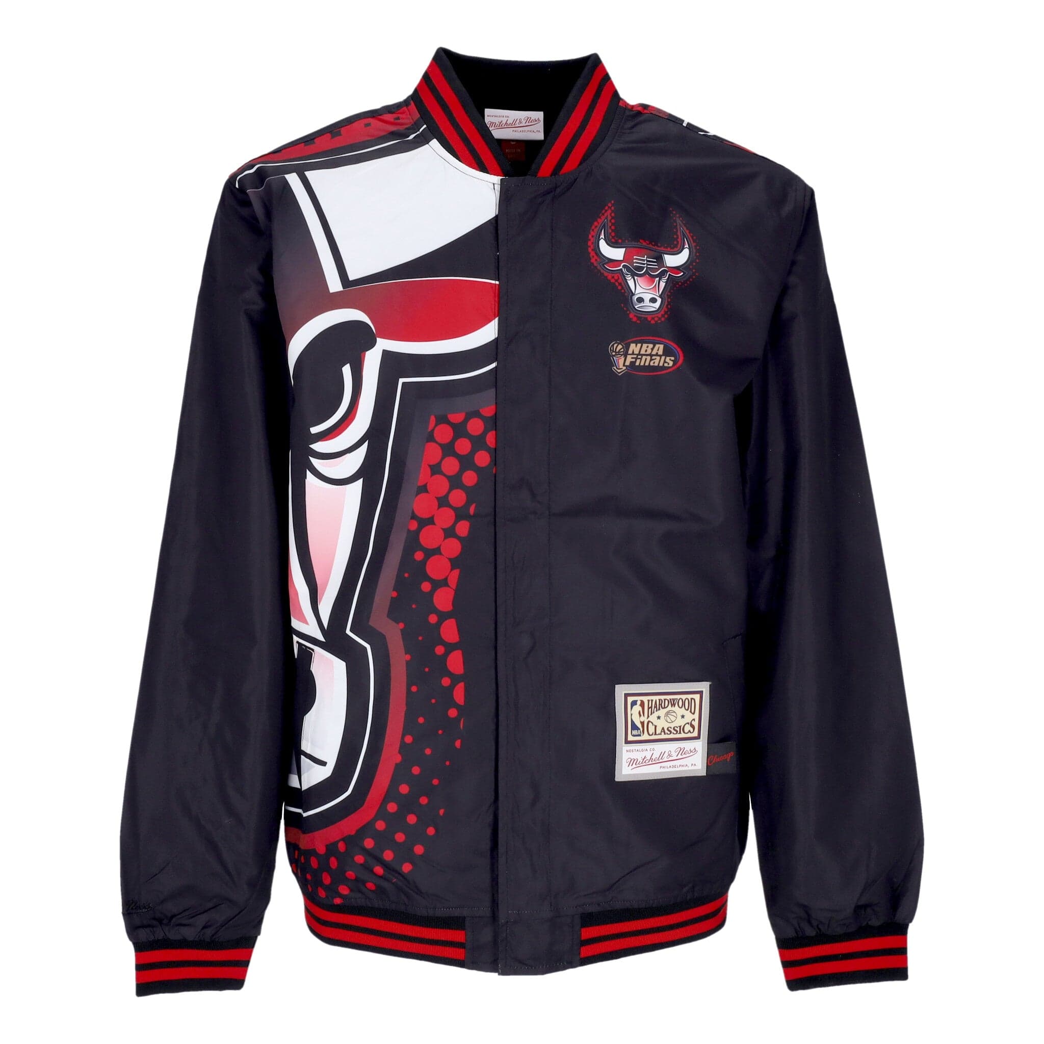 Men's Bomber Jacket NBA Big Face 7.0 Jacket Chibul Black