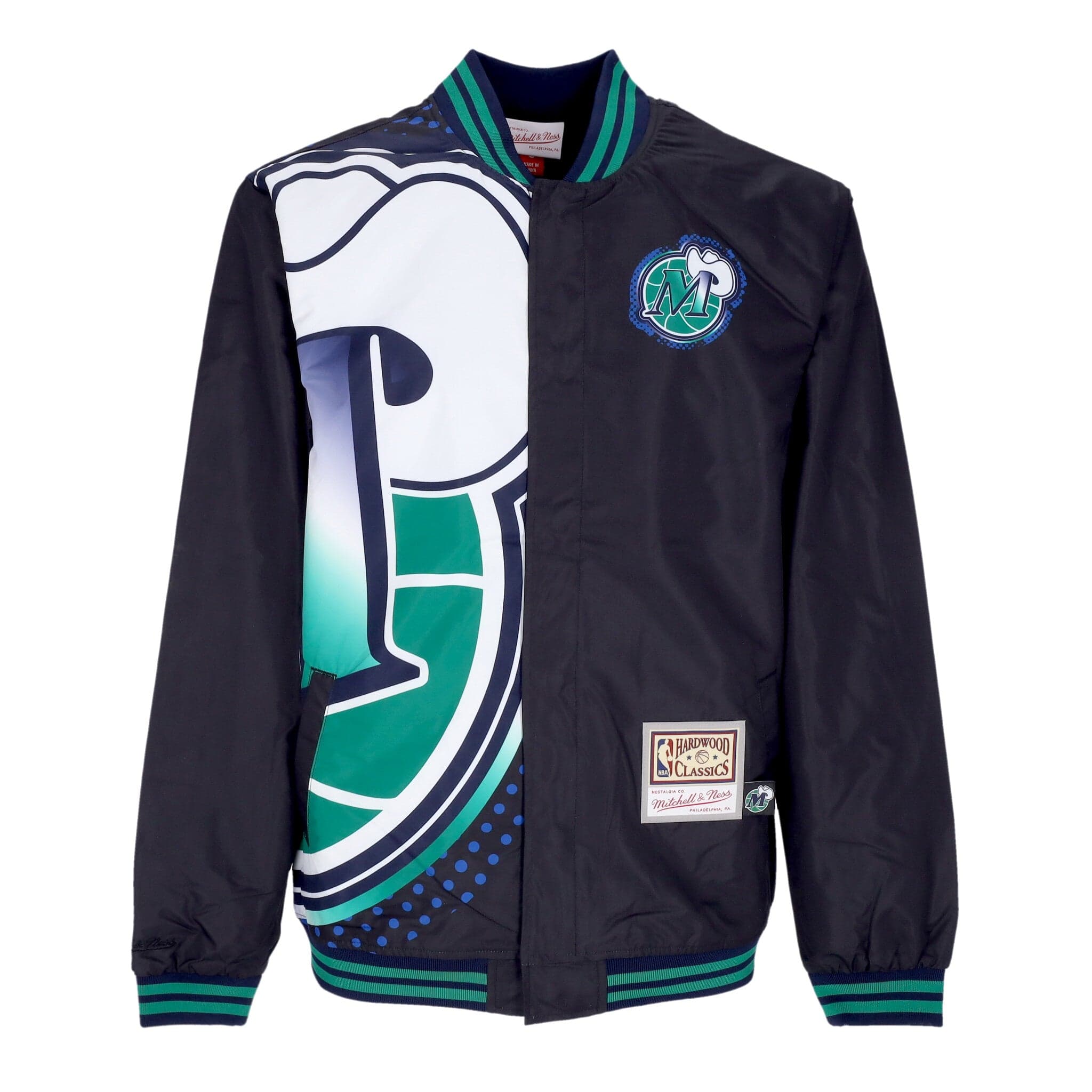 Men's Bomber Jacket NBA Big Face 7.0 Jacket Dalmav Black