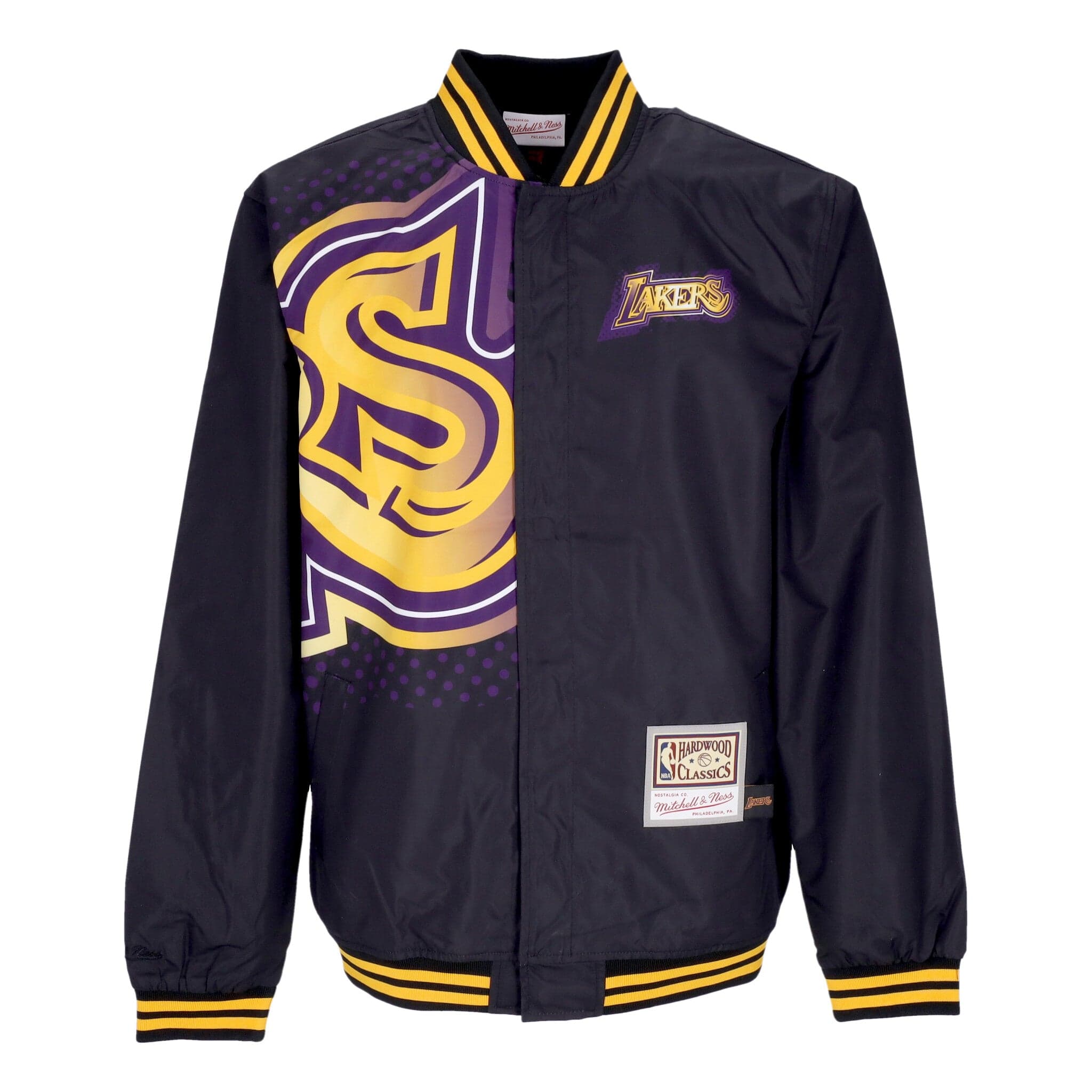 Men's Bomber Jacket NBA Big Face 7.0 Jacket Loslak Black