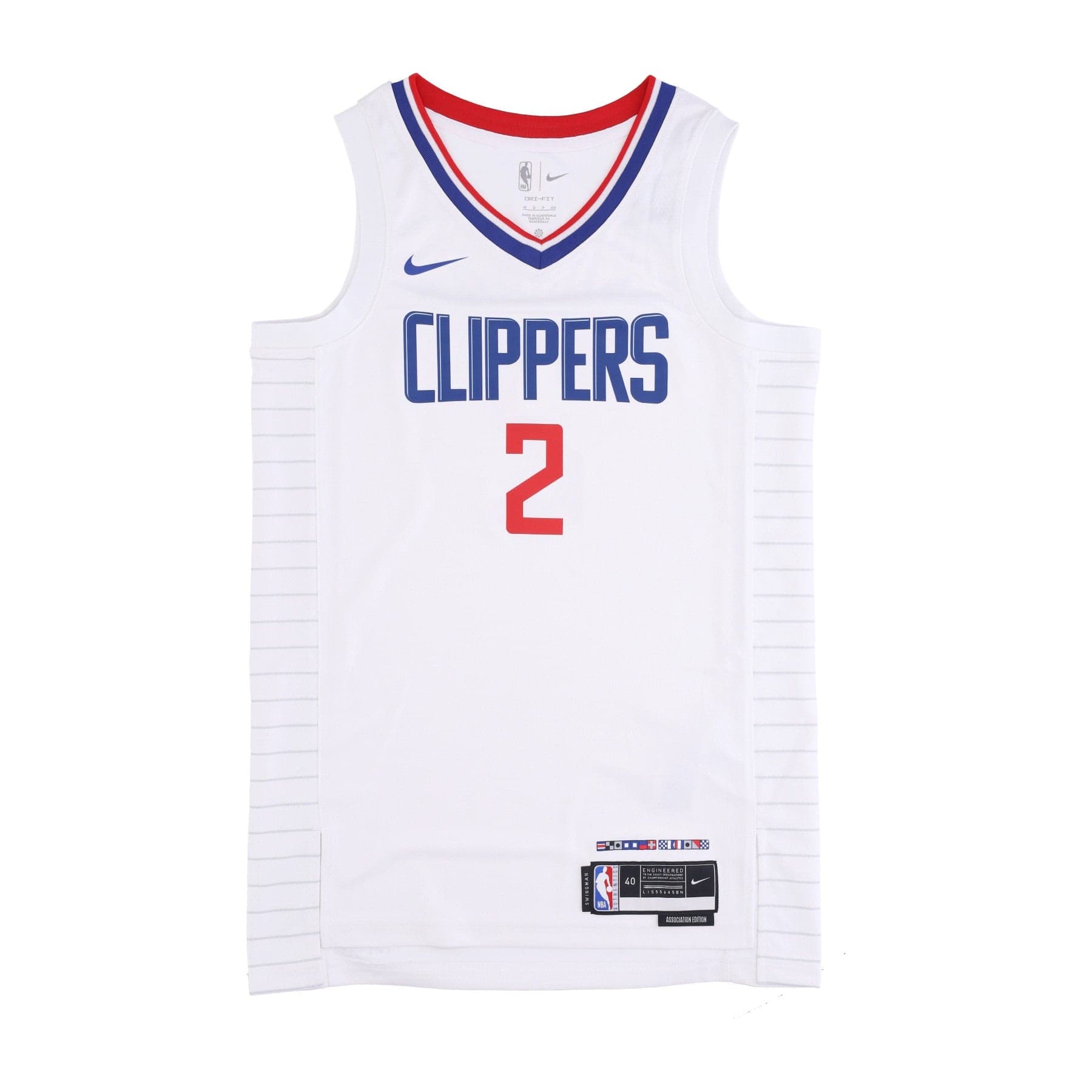 Men's Basketball Tank Top Nba Dri-fit Swingman Jersey Association 2022/23 No 2 Kawhi Leonard Loscli