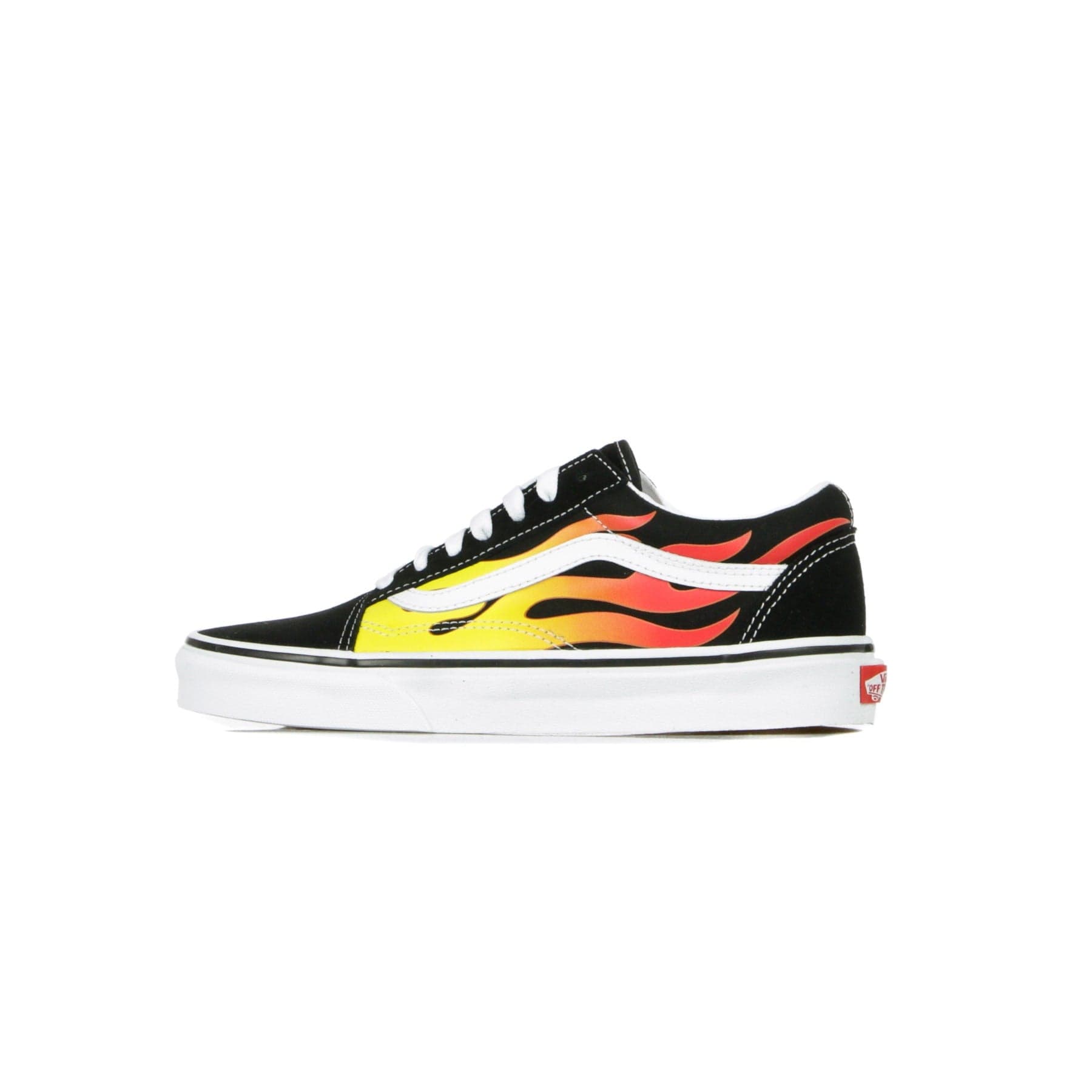 Old Skool Men's Low Shoe (flame) Black/black/true White