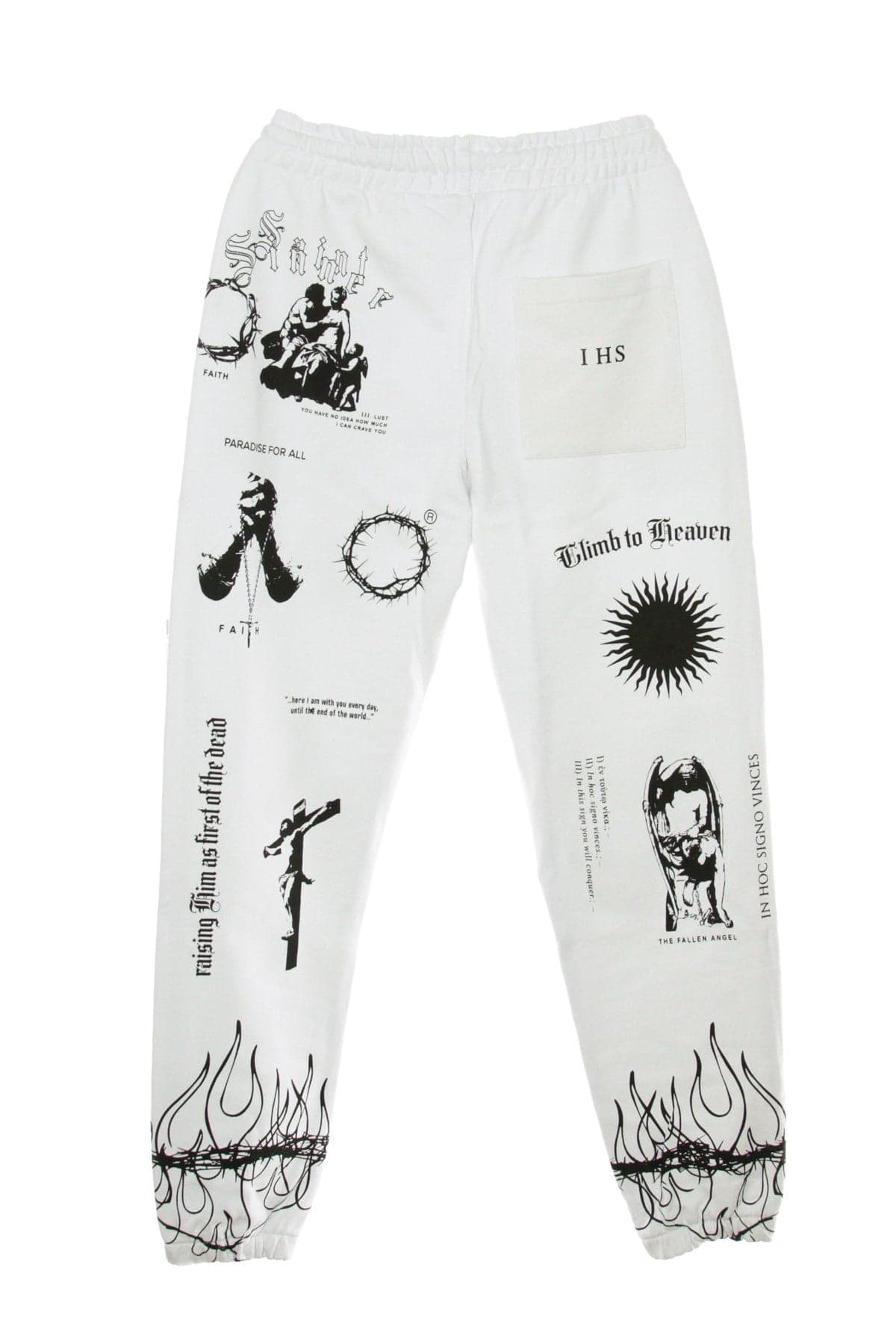Trousers Lightweight Men Manifesto White