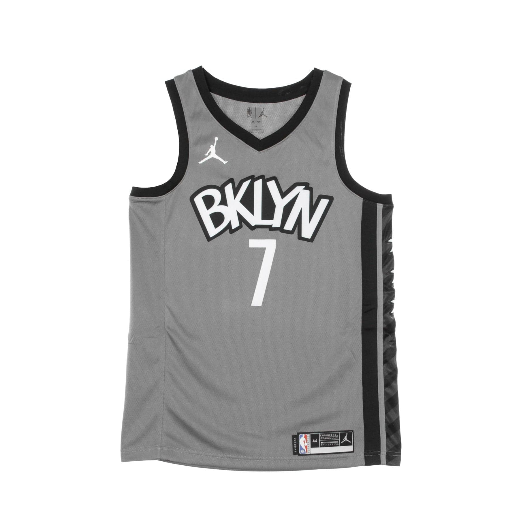 Men's Basketball Tank Top Nba Swingman Jersey Jordan Statement Edition 2020 No 7 Kevin Durant Bronet Dark Steel Grey/black