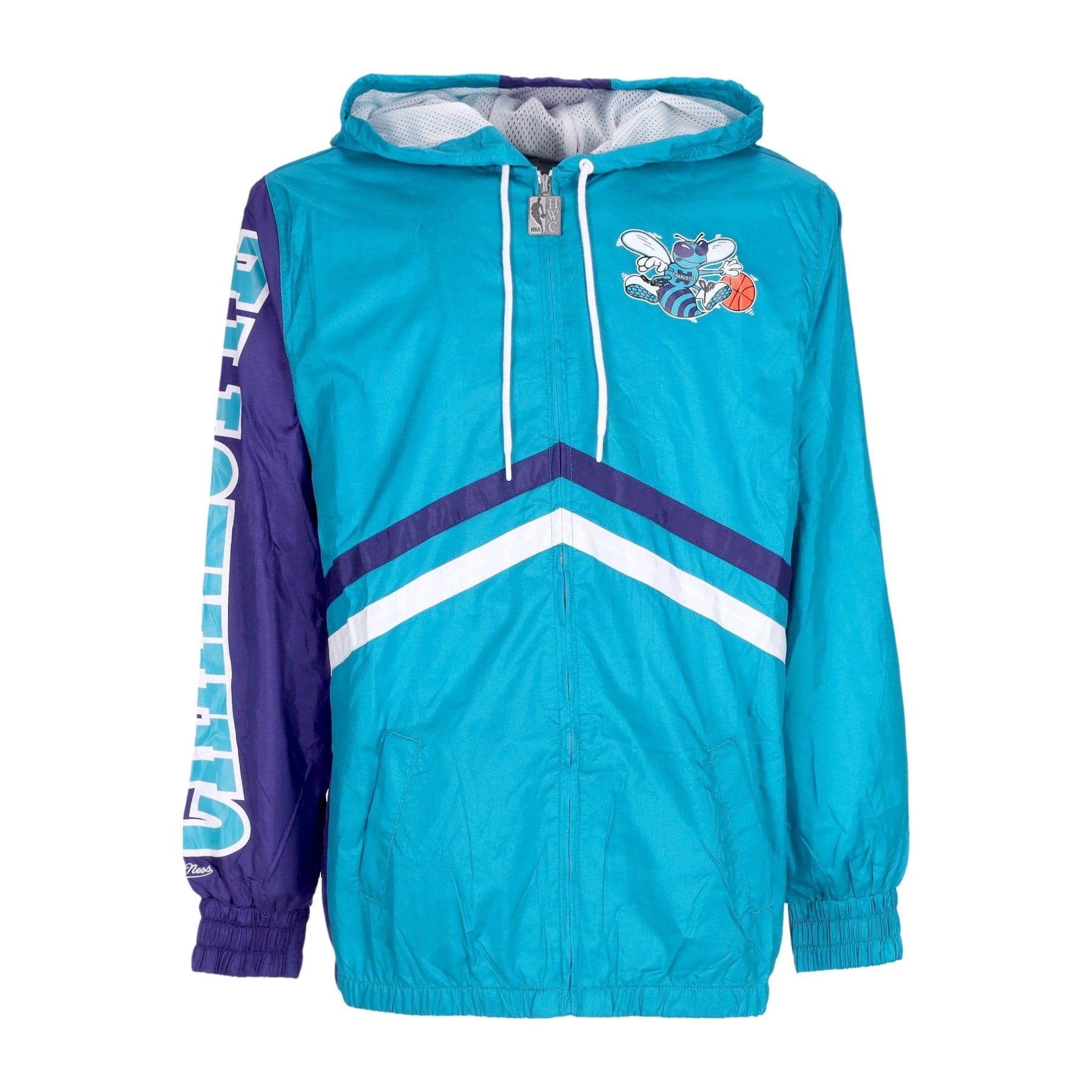 Men's Windbreaker NBA Undeniable Full Zip Windbreaker Hardwood Classics Chahor Blue