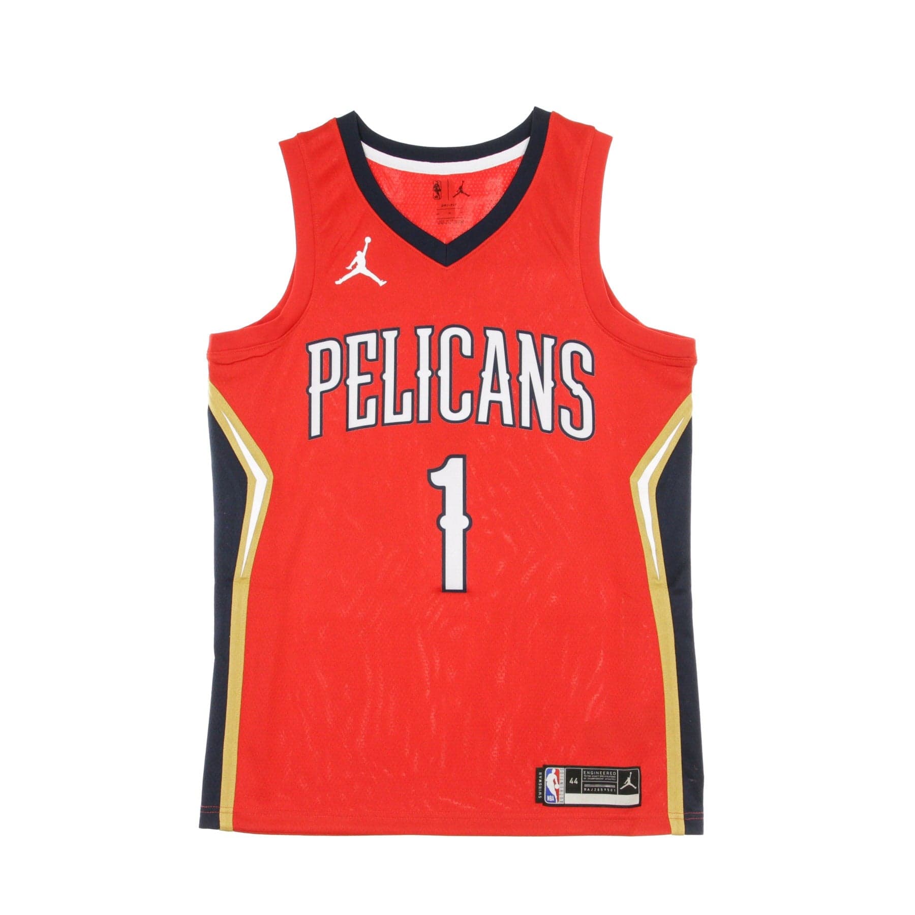 Men's Basketball Tank Top Nba Swingman Jersey Jordan Statement Edition 2020 No 1 Zion Williamson Neopel University Red
