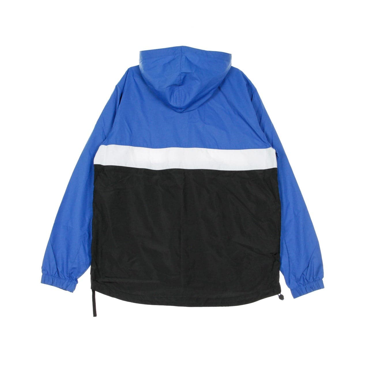 Men's Pull-Over Windbreaker Funnel Neck Pull Over Strong Blue Linear