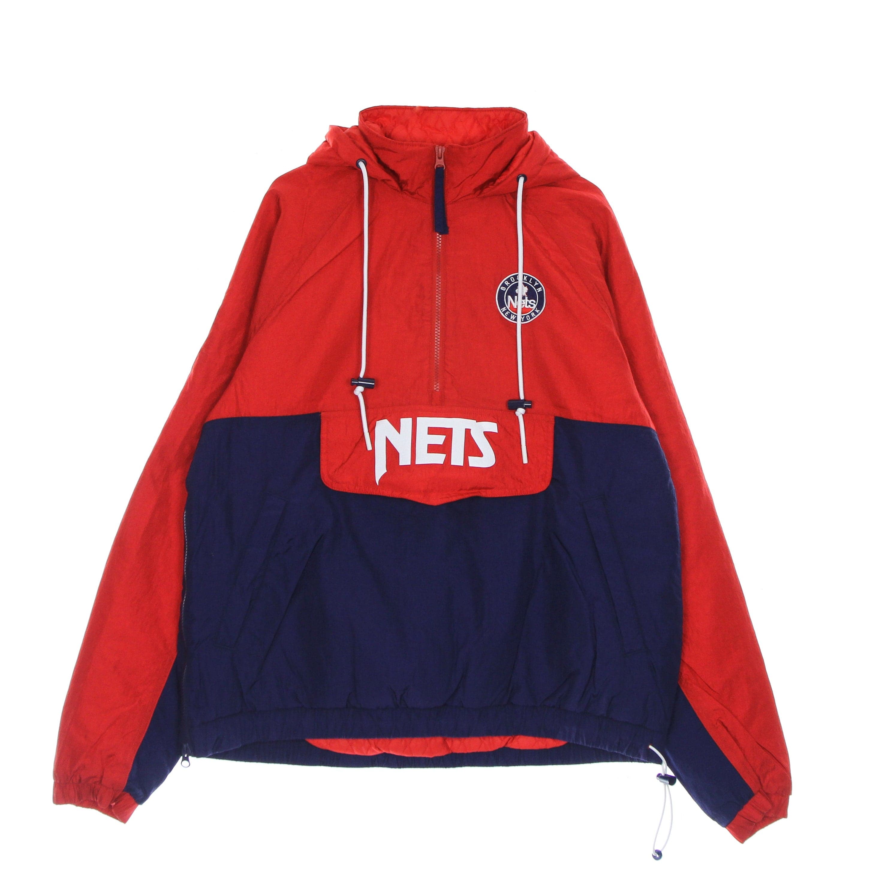 Men's Packable Jacket Nba Courtside Premium Jacket Bronet University Red/blue Void/white