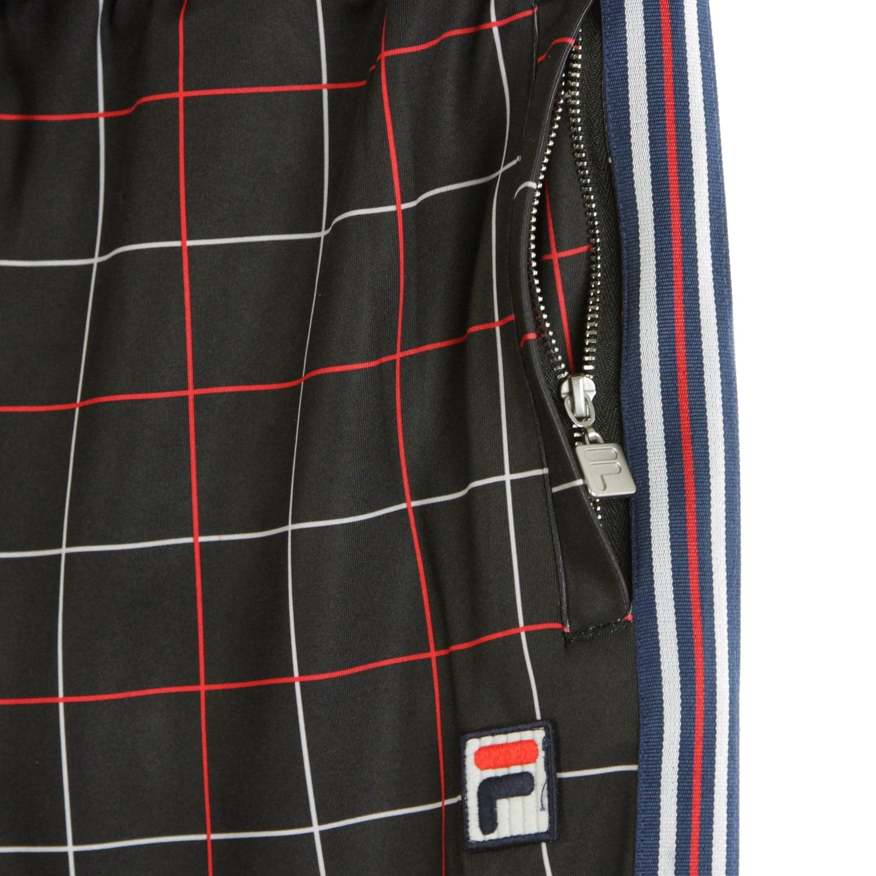 Winta Aop Cropped Pant Black Check Allover Women's Tracksuit Pants