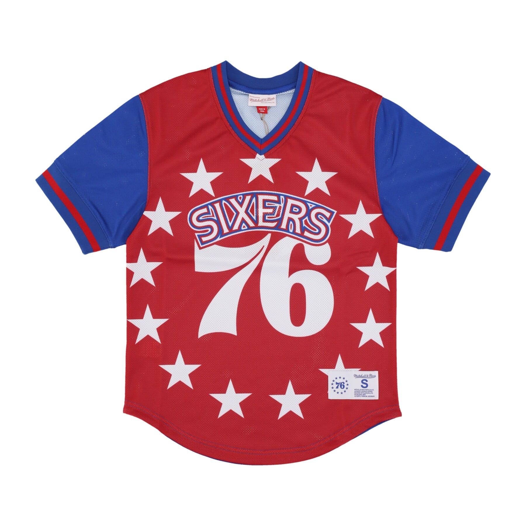 Men's NBA Jumbotron 3.0 Mesh V-neck Jersey Phi76e Multi/white