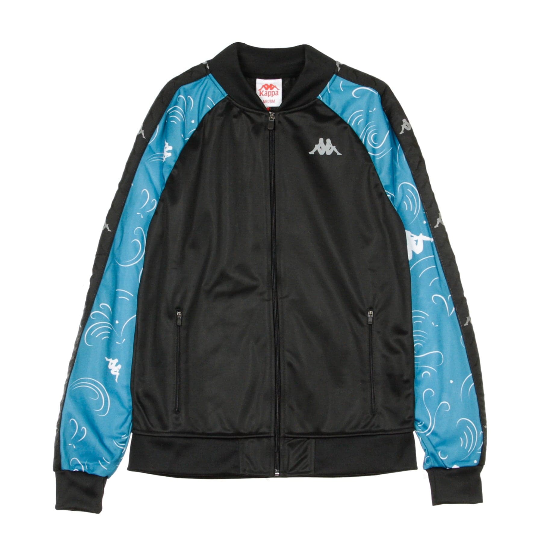 Men's Banda Bomber Slim Graphic Jacket Black/blue Japan/silver