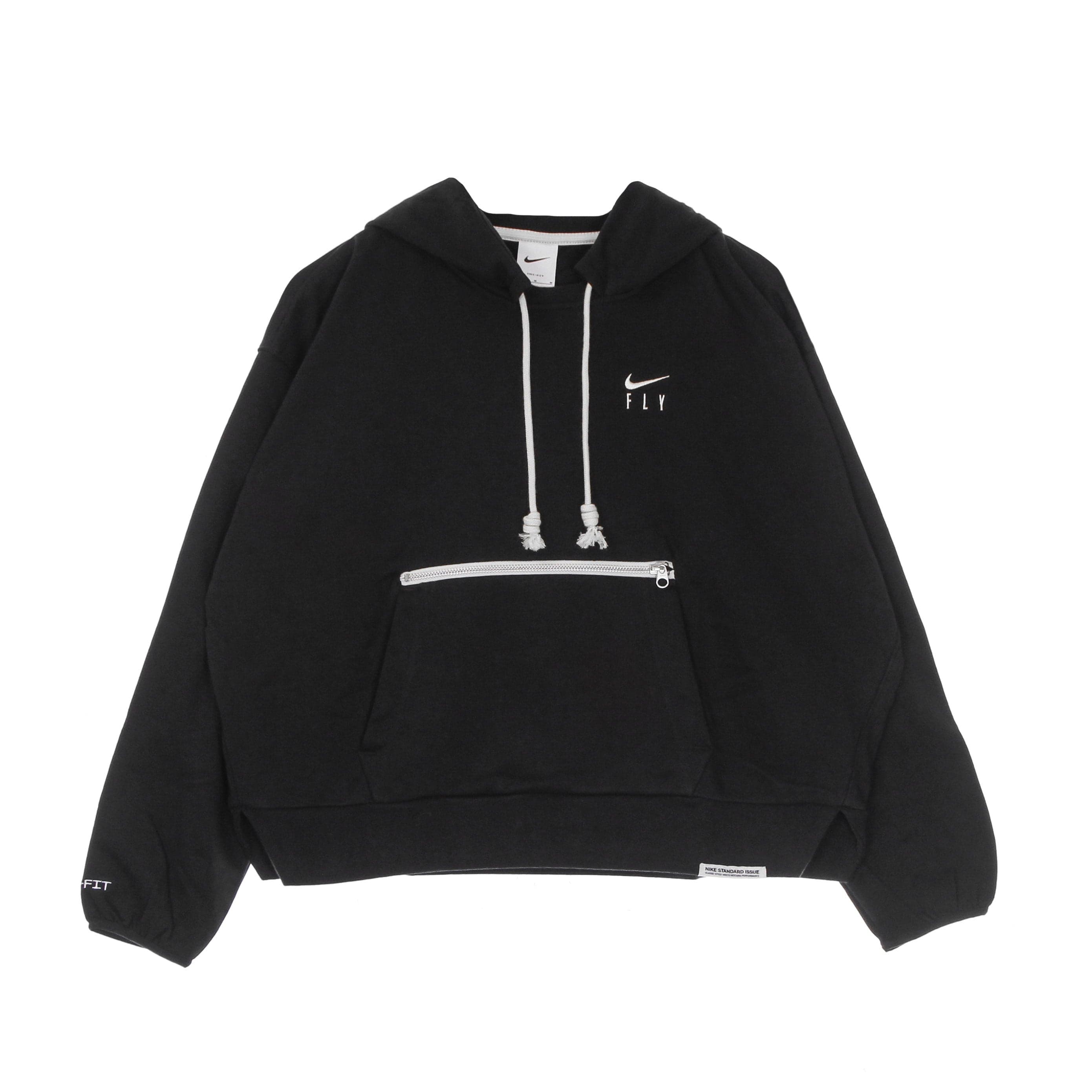 Women's Lightweight Hoodie W Dri Fit Standard Issue Po Hoodie Black/pale Ivory