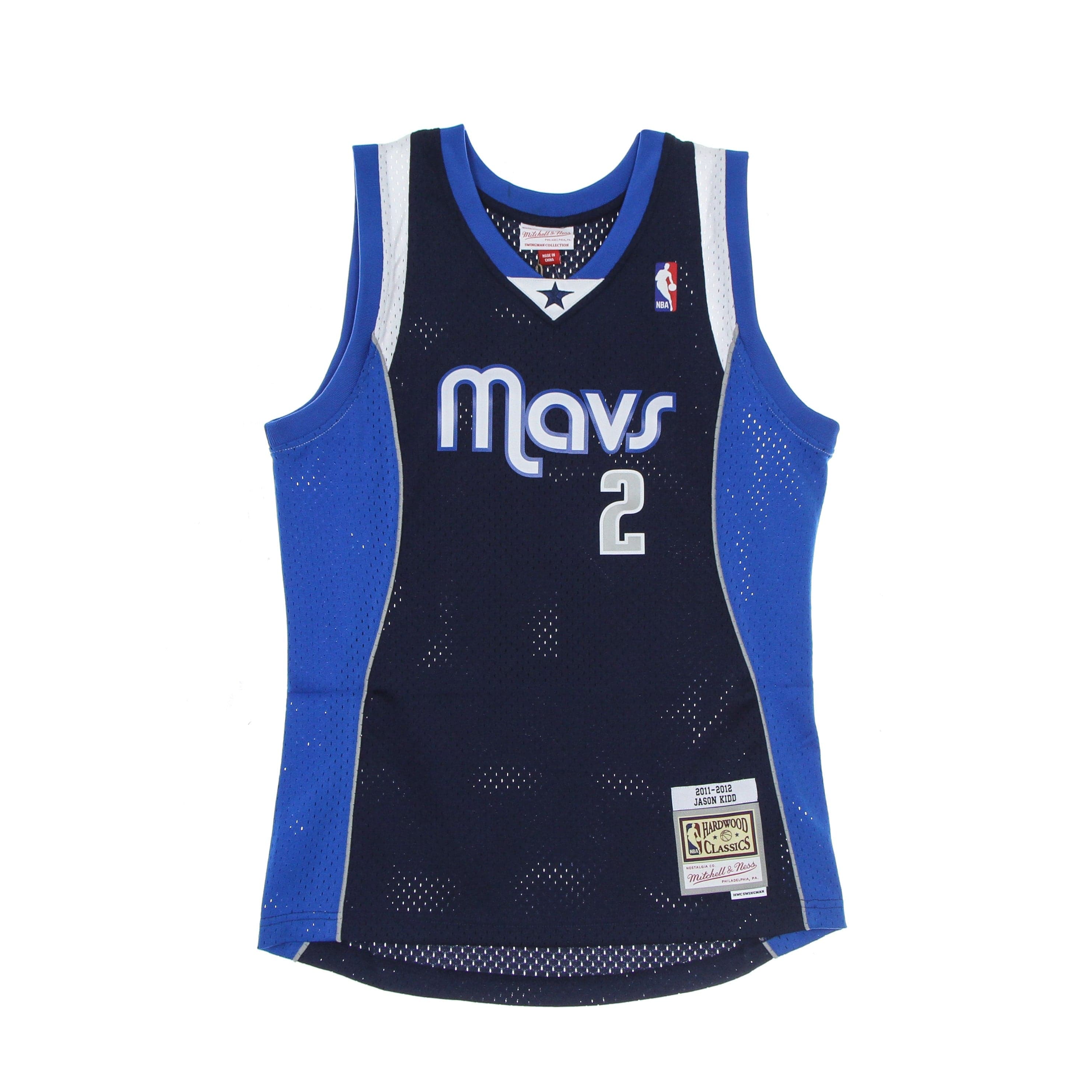 Men's Basketball Tank Top Nba Swingman Jersey Hardwood Classics No 2 Jason Kidd 2011-12 Dalmav Alternate