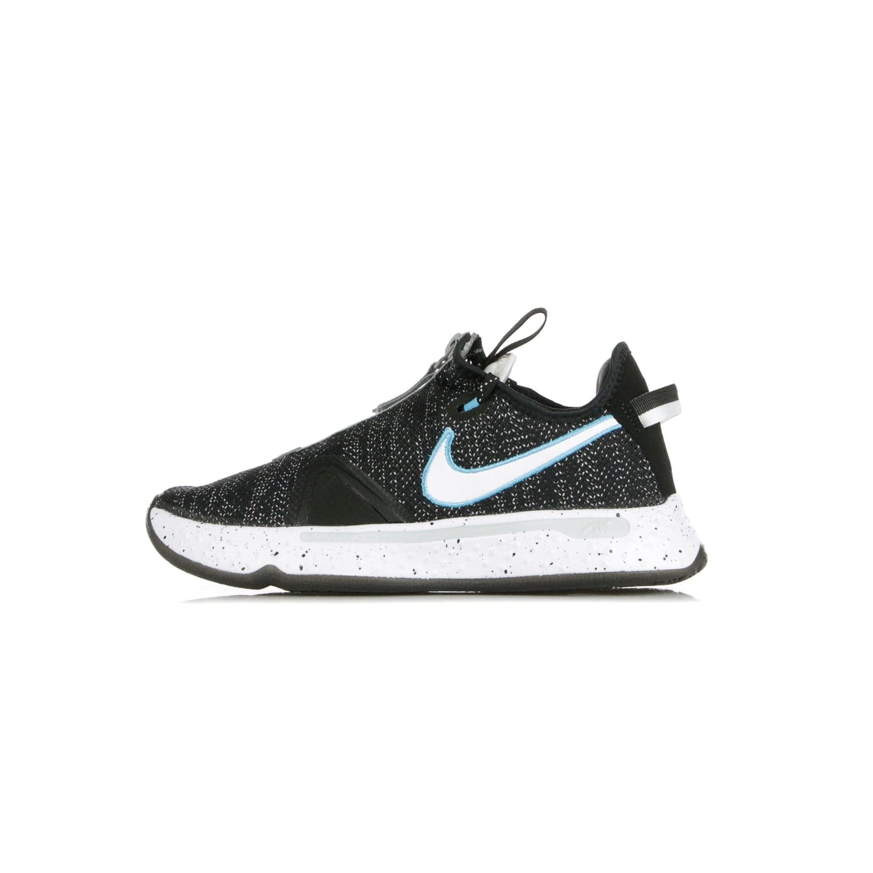 Low Men's Shoe Pg 4 Black/white/wolf Grey/blue Fury