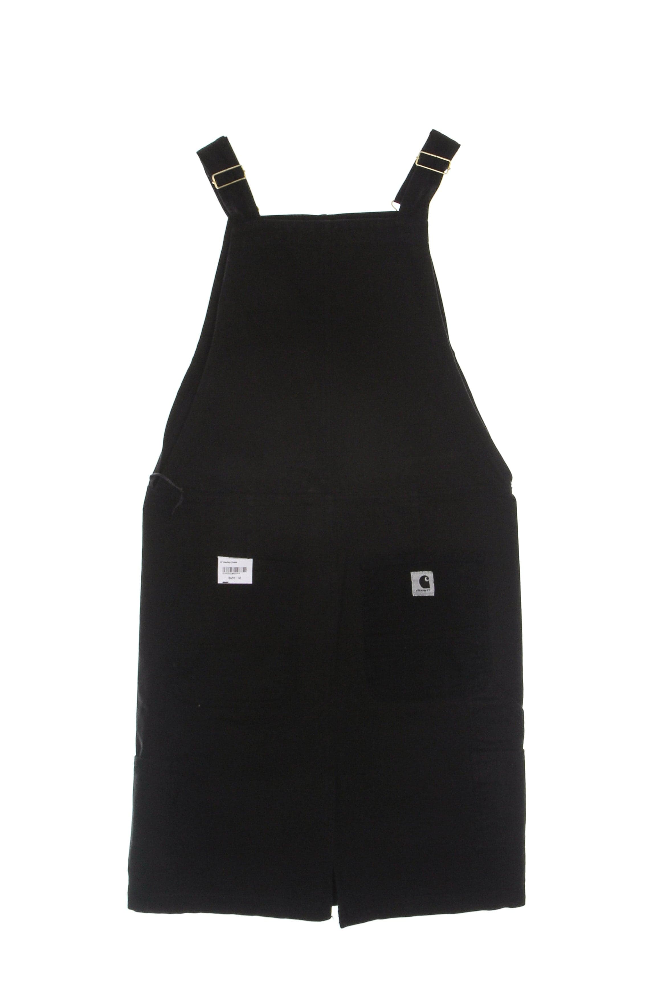 Women's Medley Dress Black Garment Dyed Dungarees