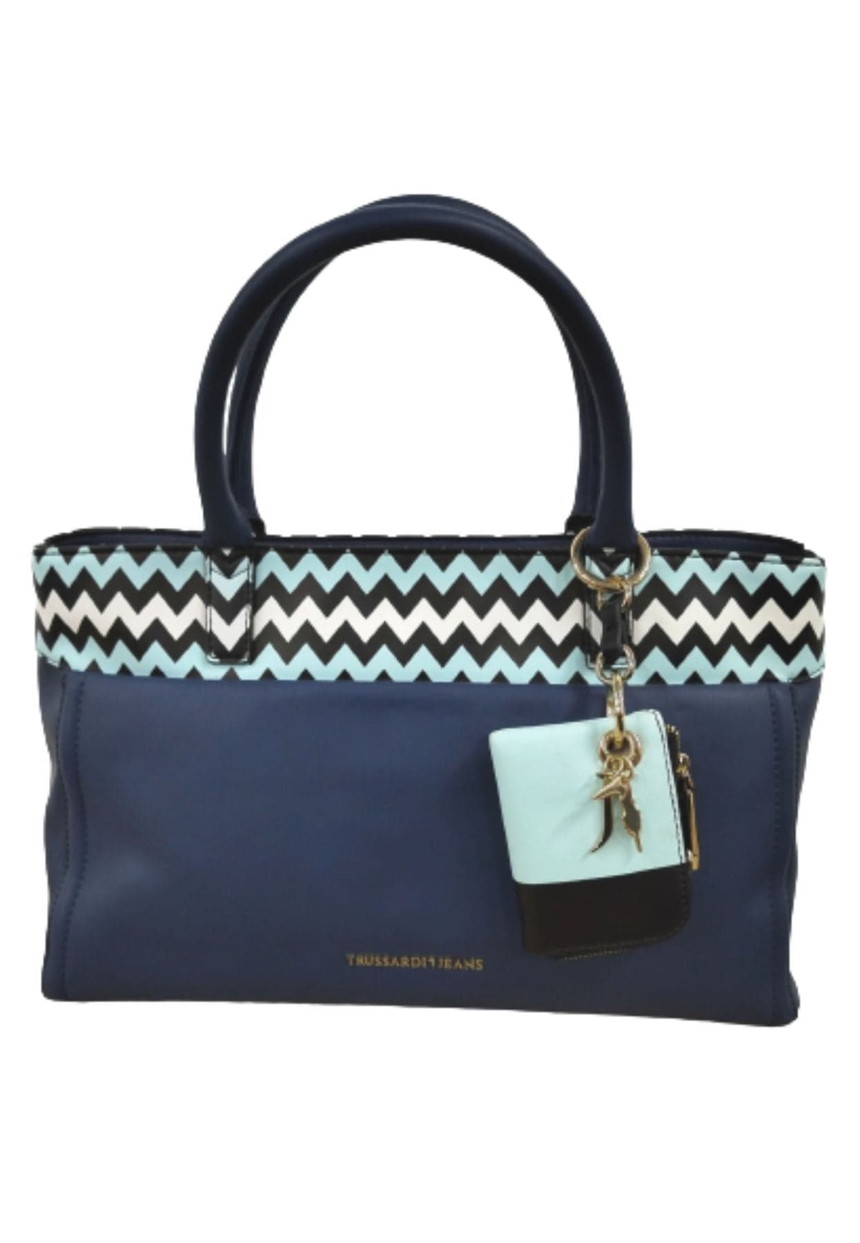 TRUSSARDI HOLLY SMOOTH ECOLEATHER TOTE BAG