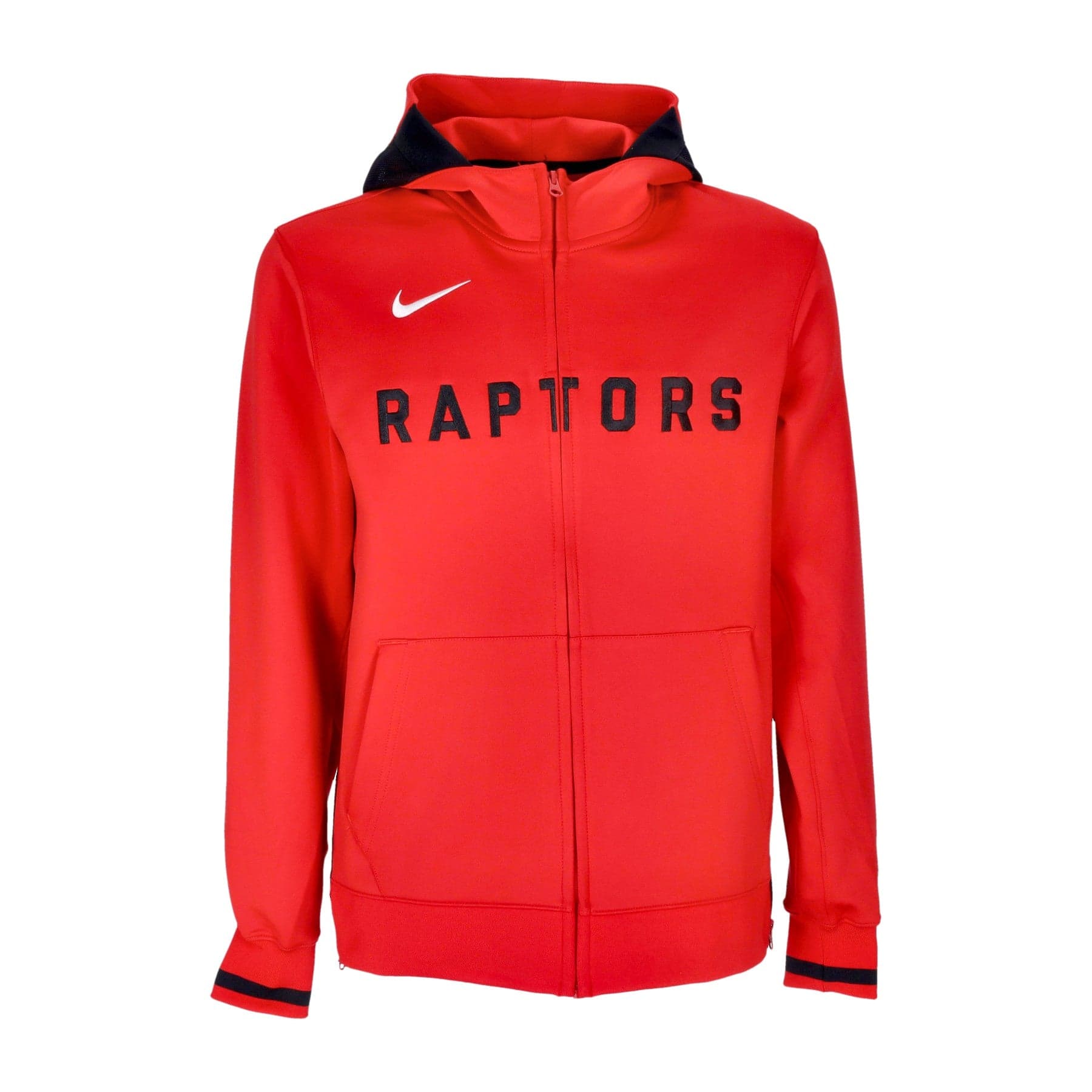 Men's Lightweight Zip Hoodie Sweatshirt Nba Dri-fit Showtime Hoodie Full-zip Torrap University Red/black/white