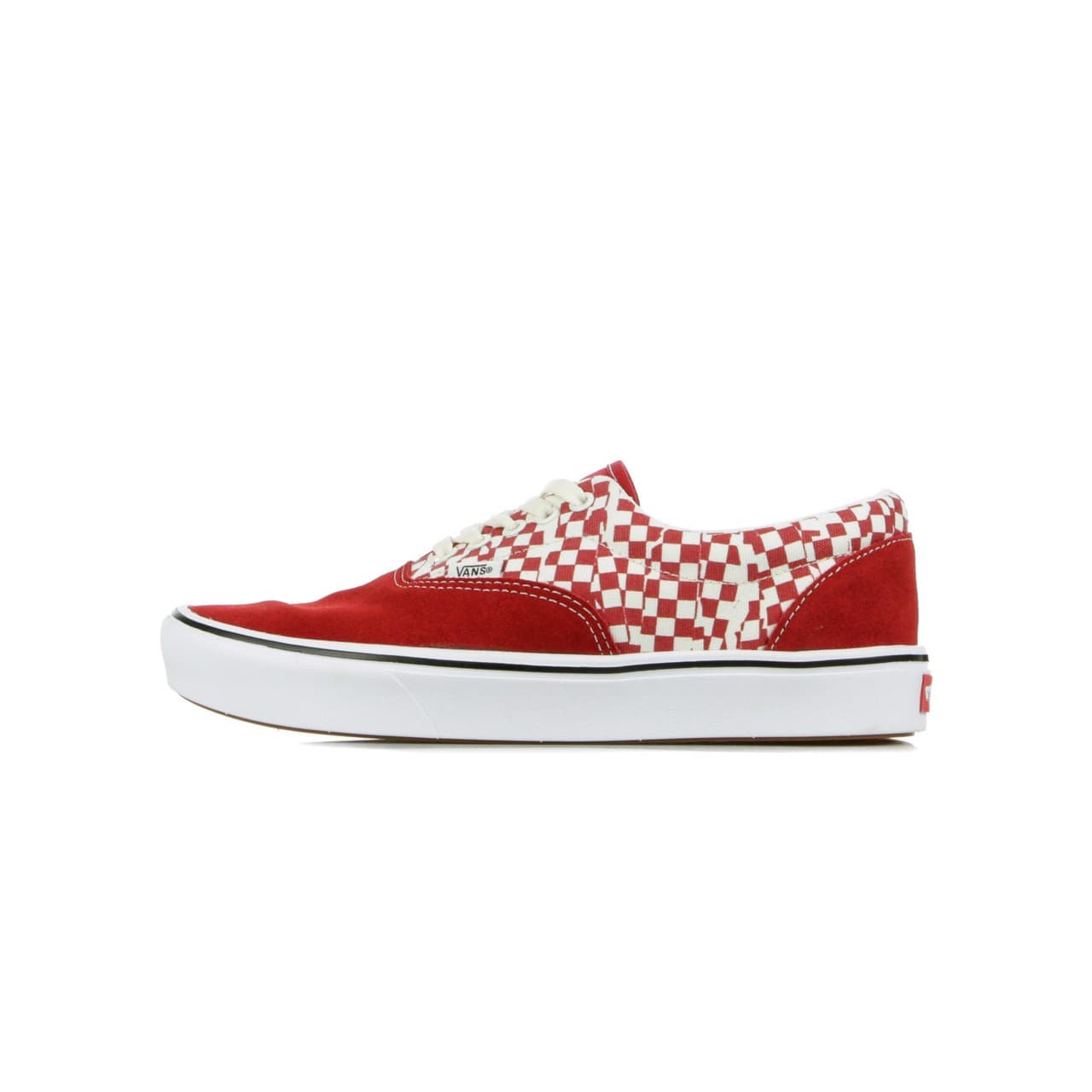 Comfy Cush Era Men's Low Shoe Tear Check Racing Red/true White