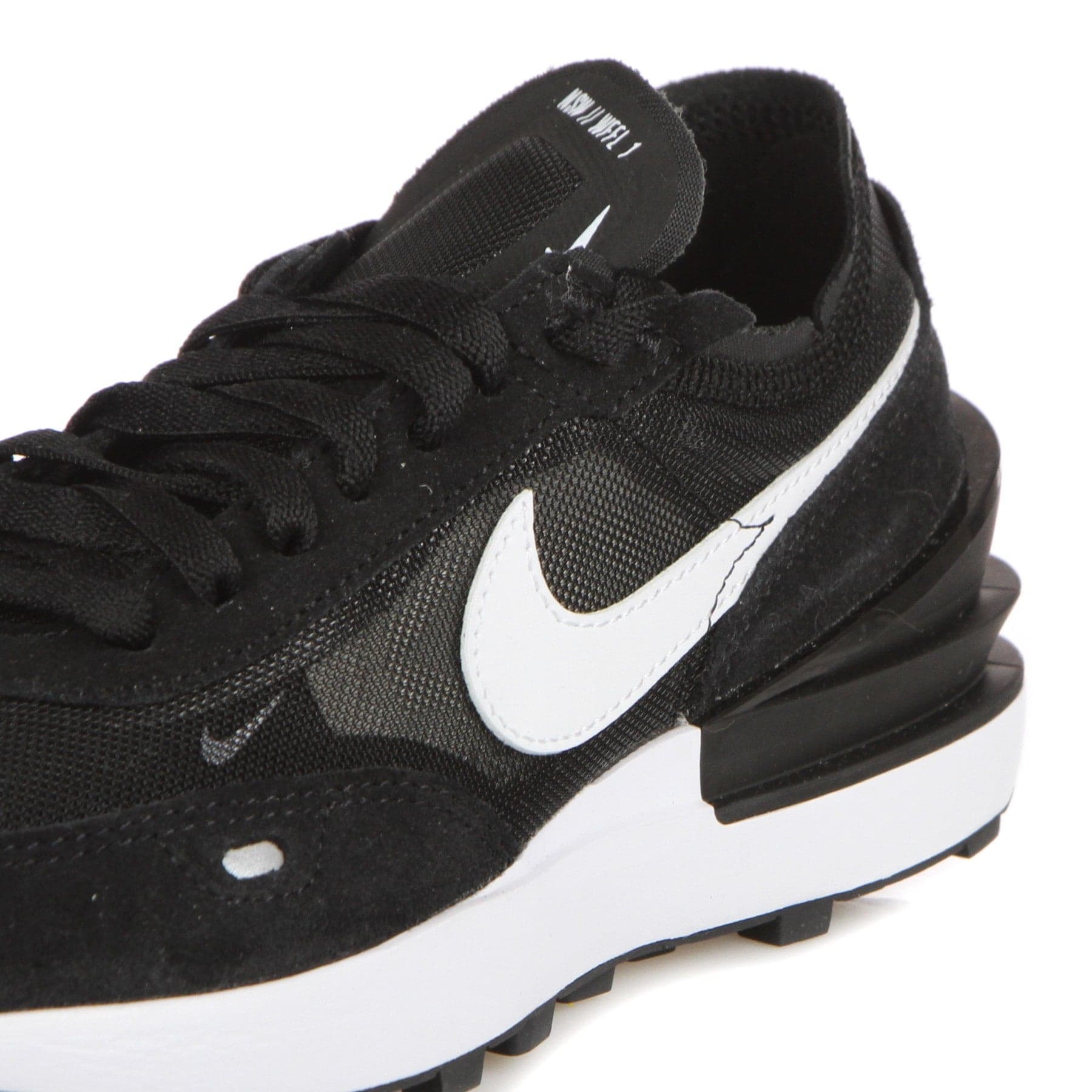 W Waffle One Women's Low Shoe Black/white/orange