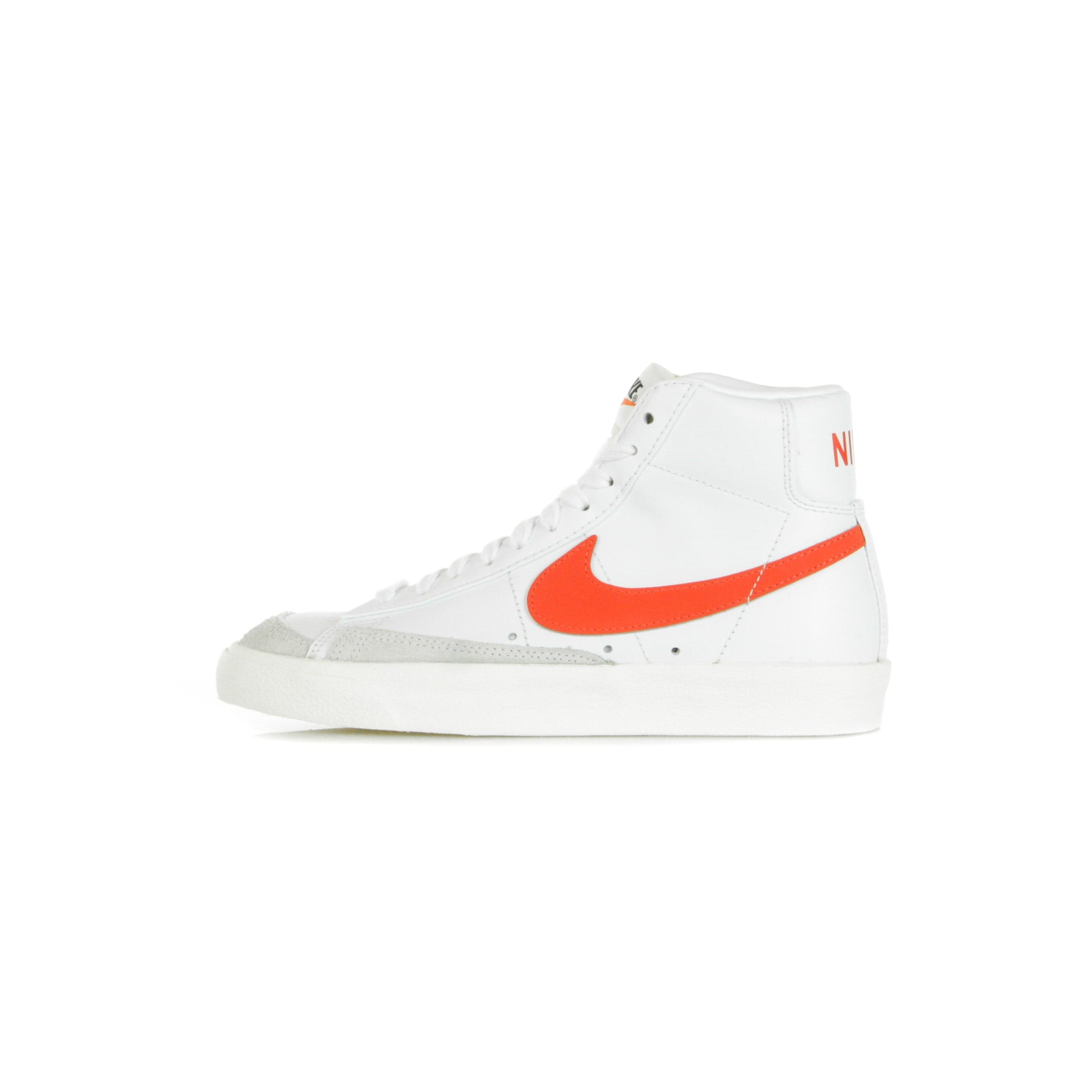 W Blazer Mid 77 White/habanero Red/sail Women's High Shoe