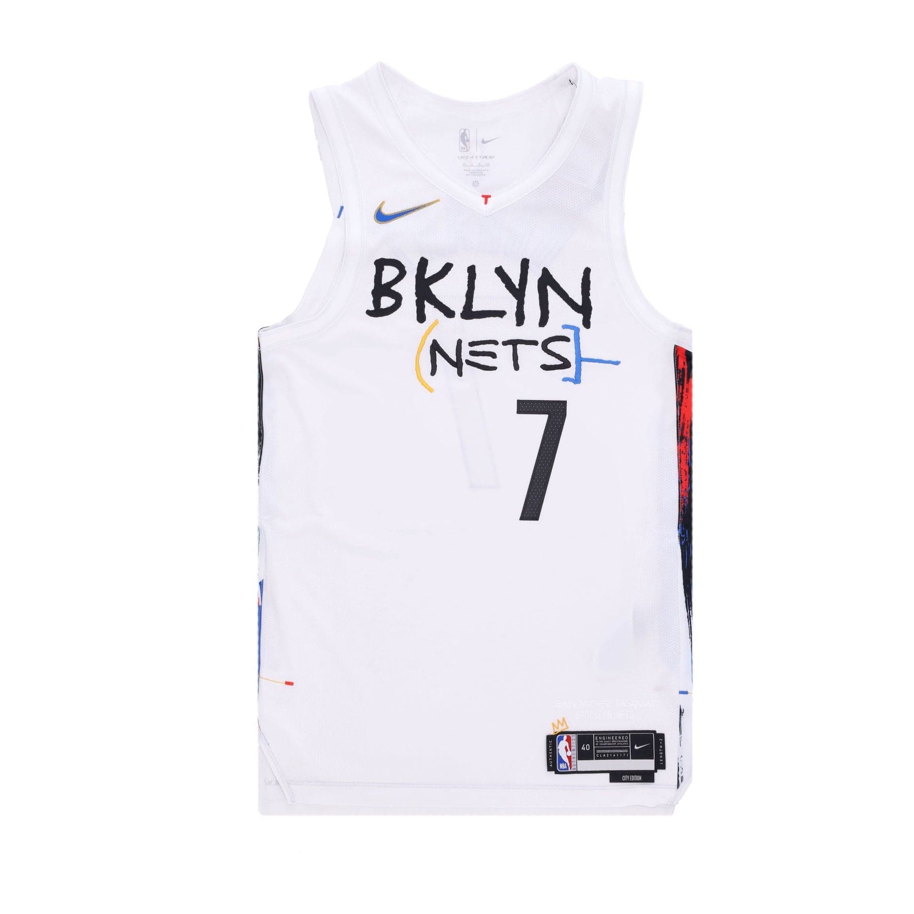 Men's Basketball Tank Top Nba City Edition 22 Dri-fit Authentic Jersey No 7 Kevin Durant Bronet