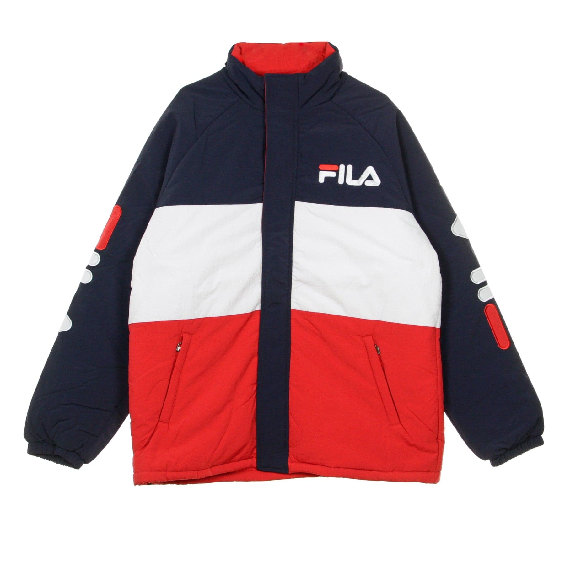 Nikolla Men's Jacket Padded Black Iris/true Red/bright White