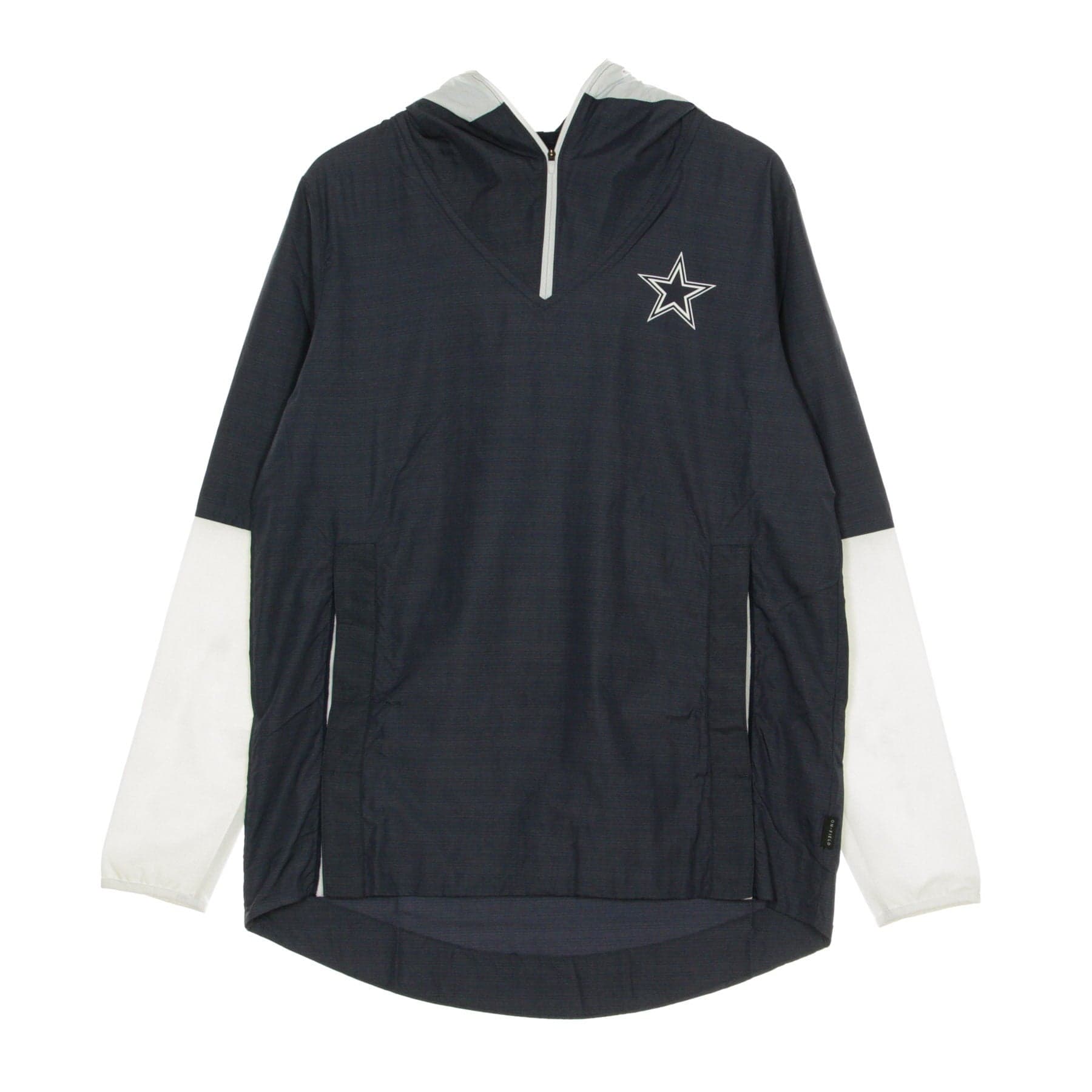 Men's Removable Windbreaker Nfl Team Logo Pregame Lightweight Player Jacket Dalcow Original Team Colors
