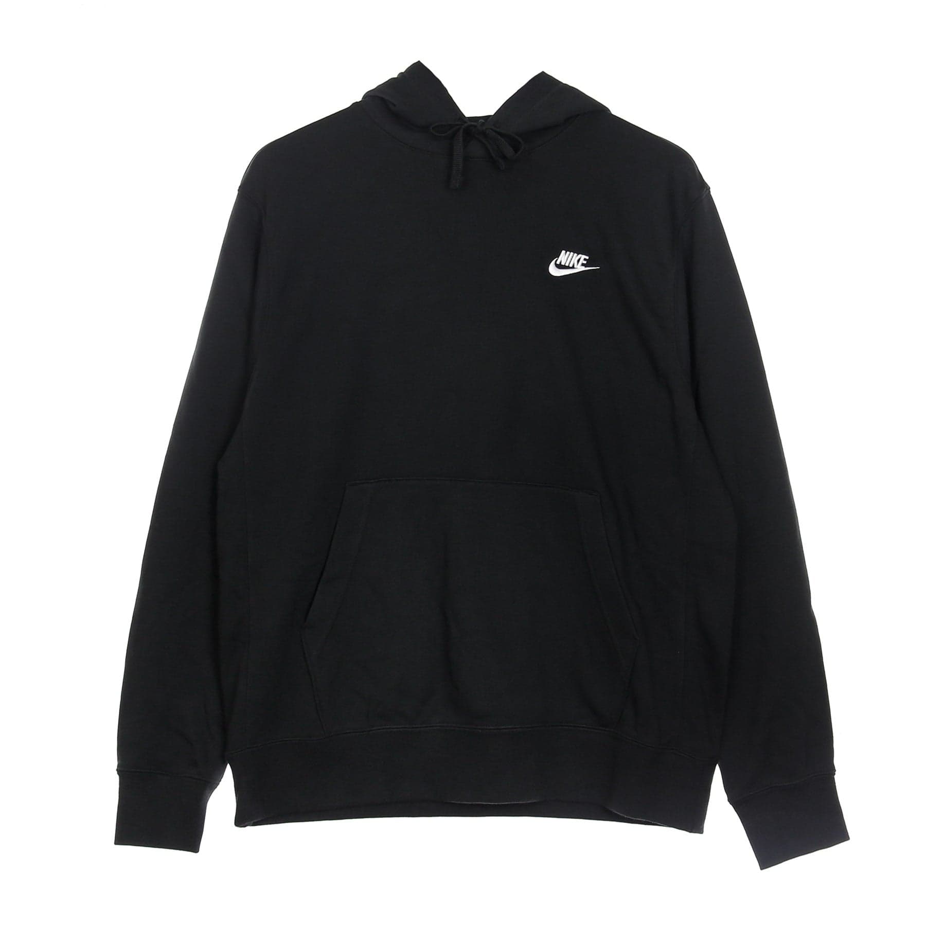 Lightweight Hooded Sweatshirt Men Sportswear Club Hoodie Black/black/white