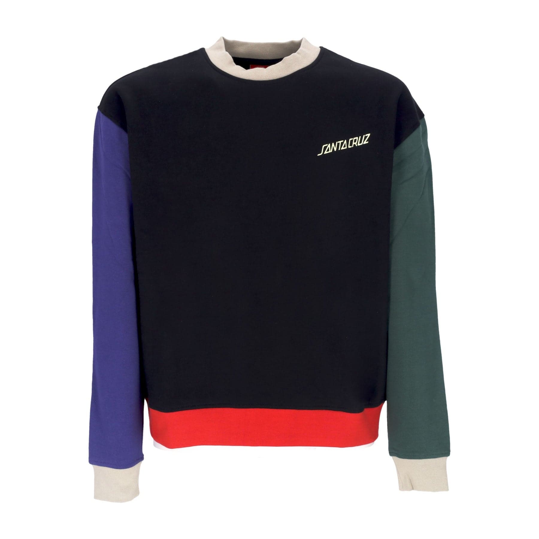 Shadowless Dot Crew Men's Crewneck Sweatshirt Black/multi