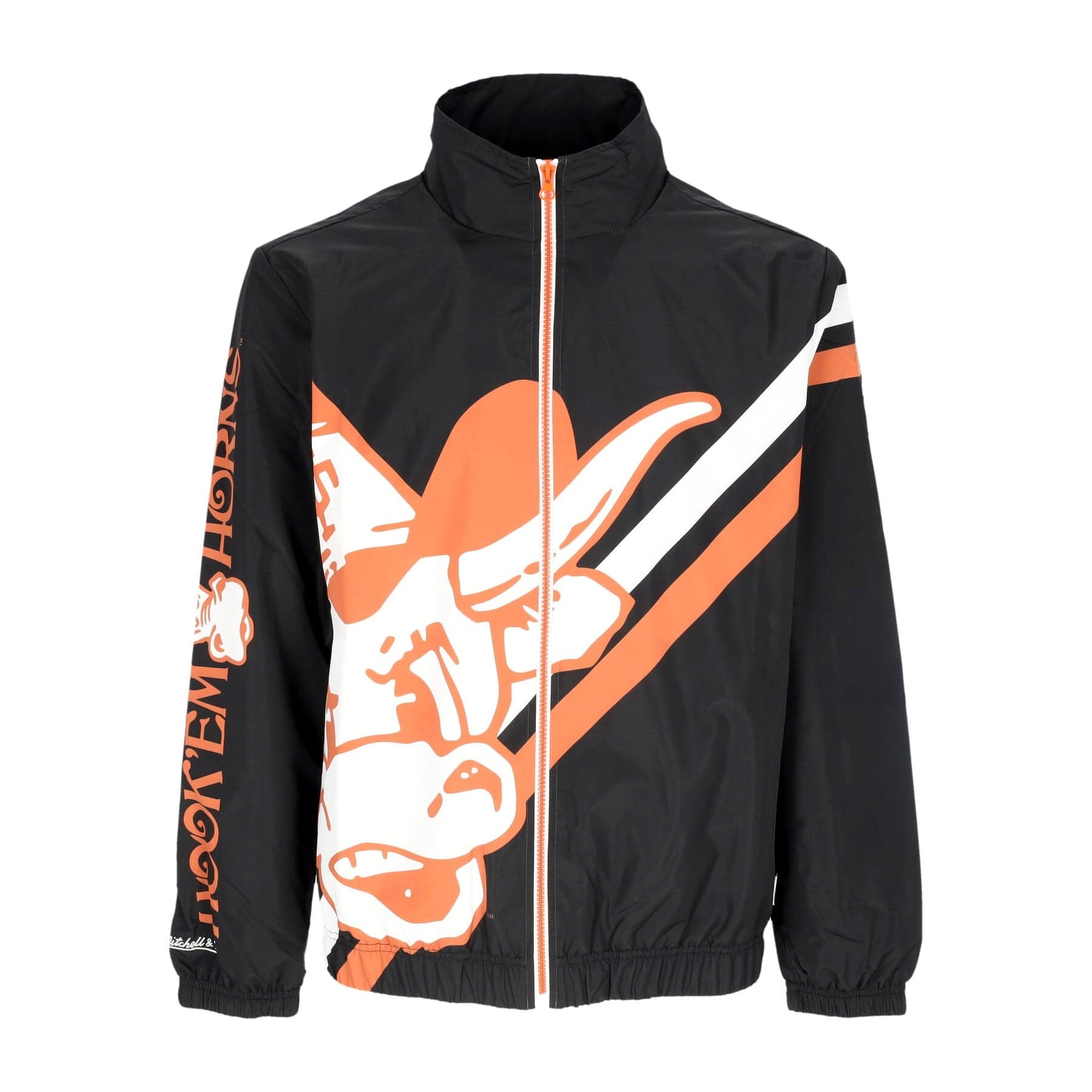 Men's Windbreaker NCAA Exploded Logo Warm Up Jacket Texlon