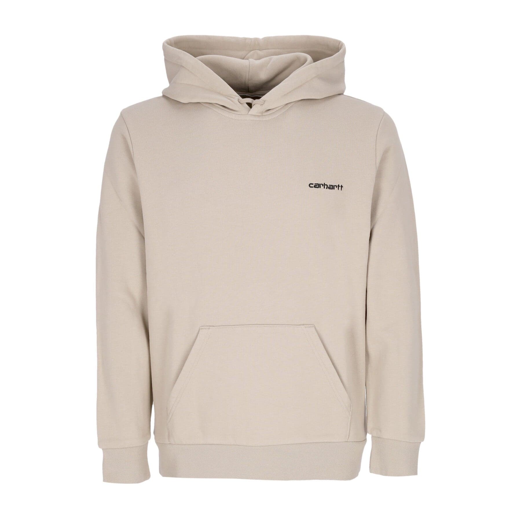 Men's Script Embroidery Hooded Sweatshirt