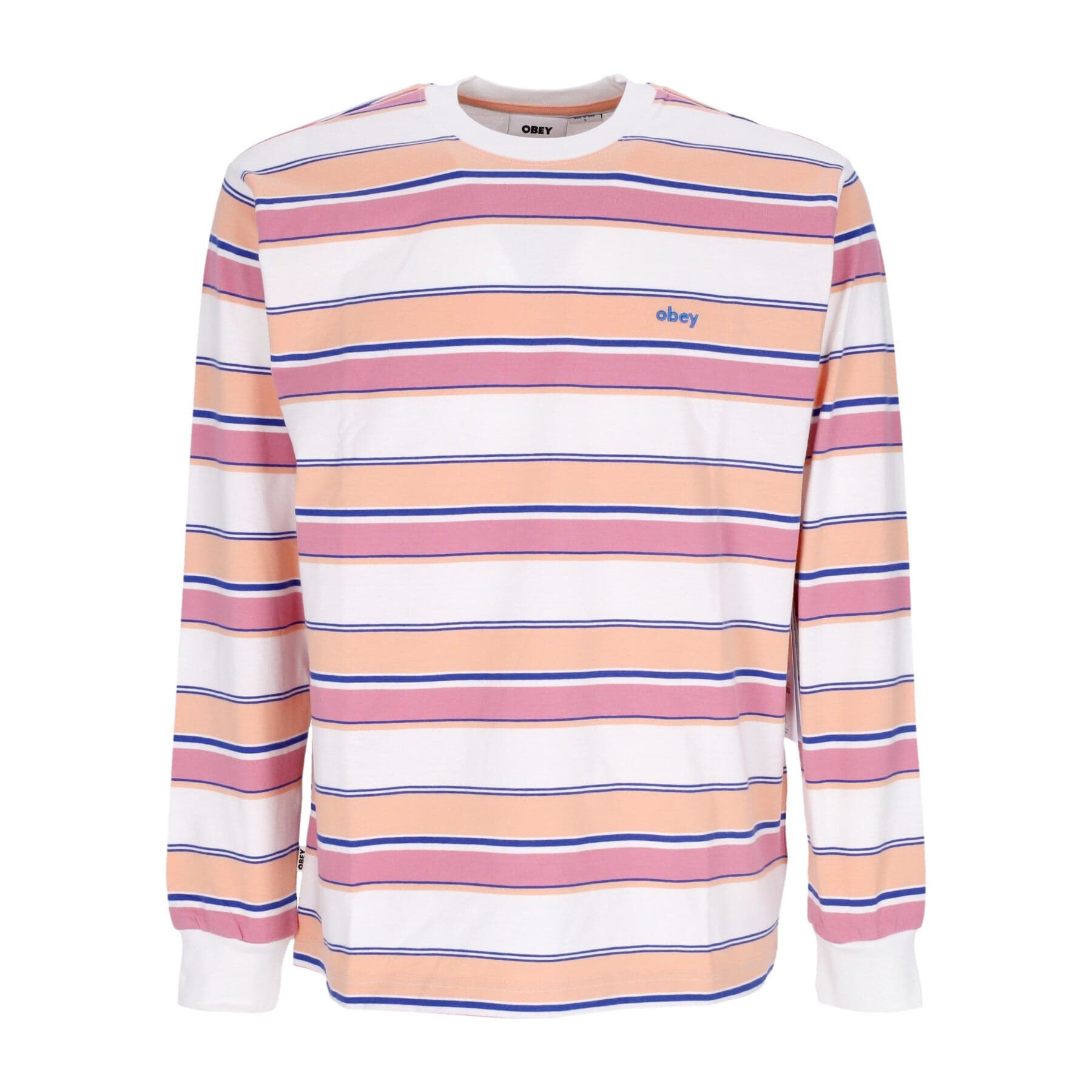 Direct Men's Long Sleeve T-Shirt L/s Tee White Multi