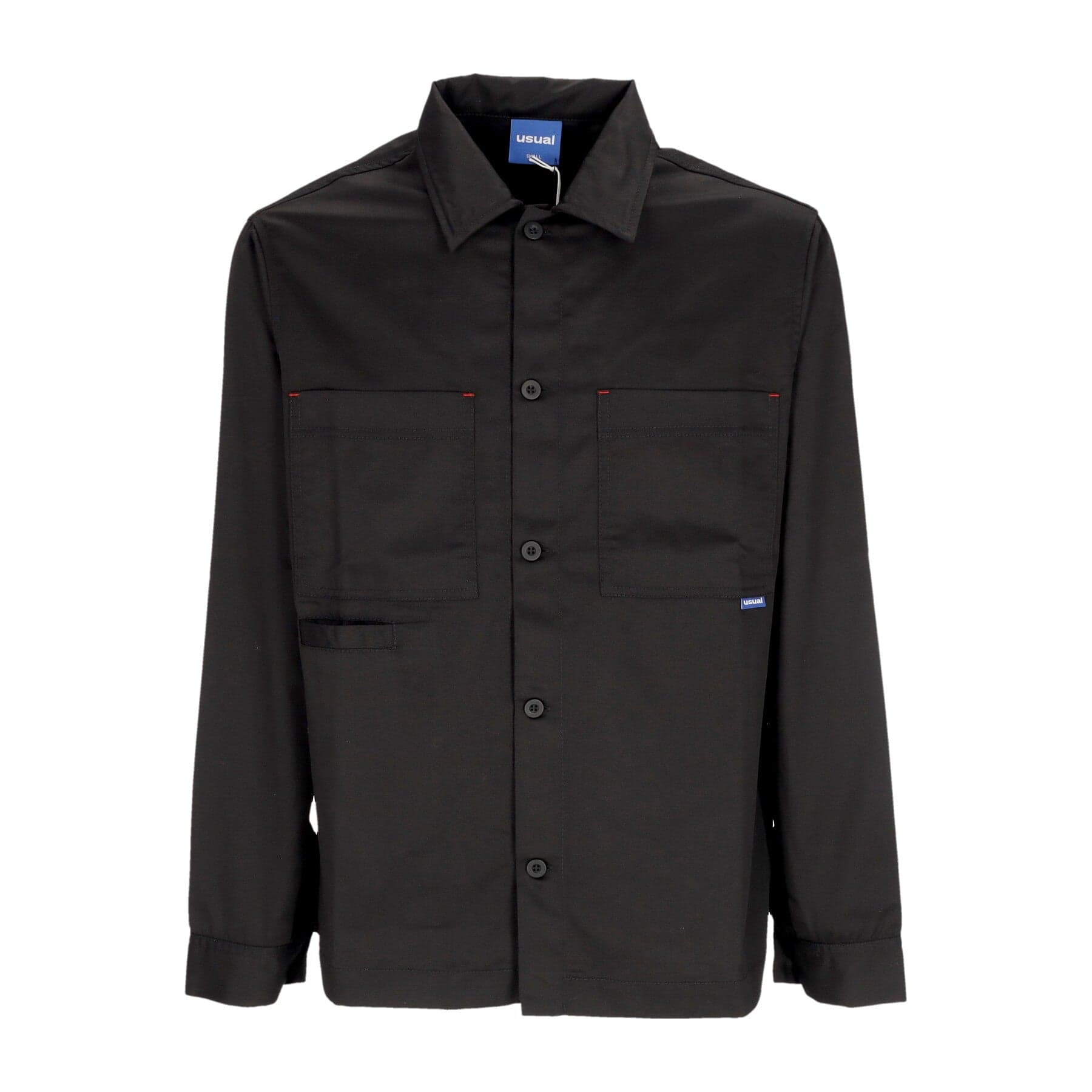 Long Sleeve Men's Hangar Button Shirt Black